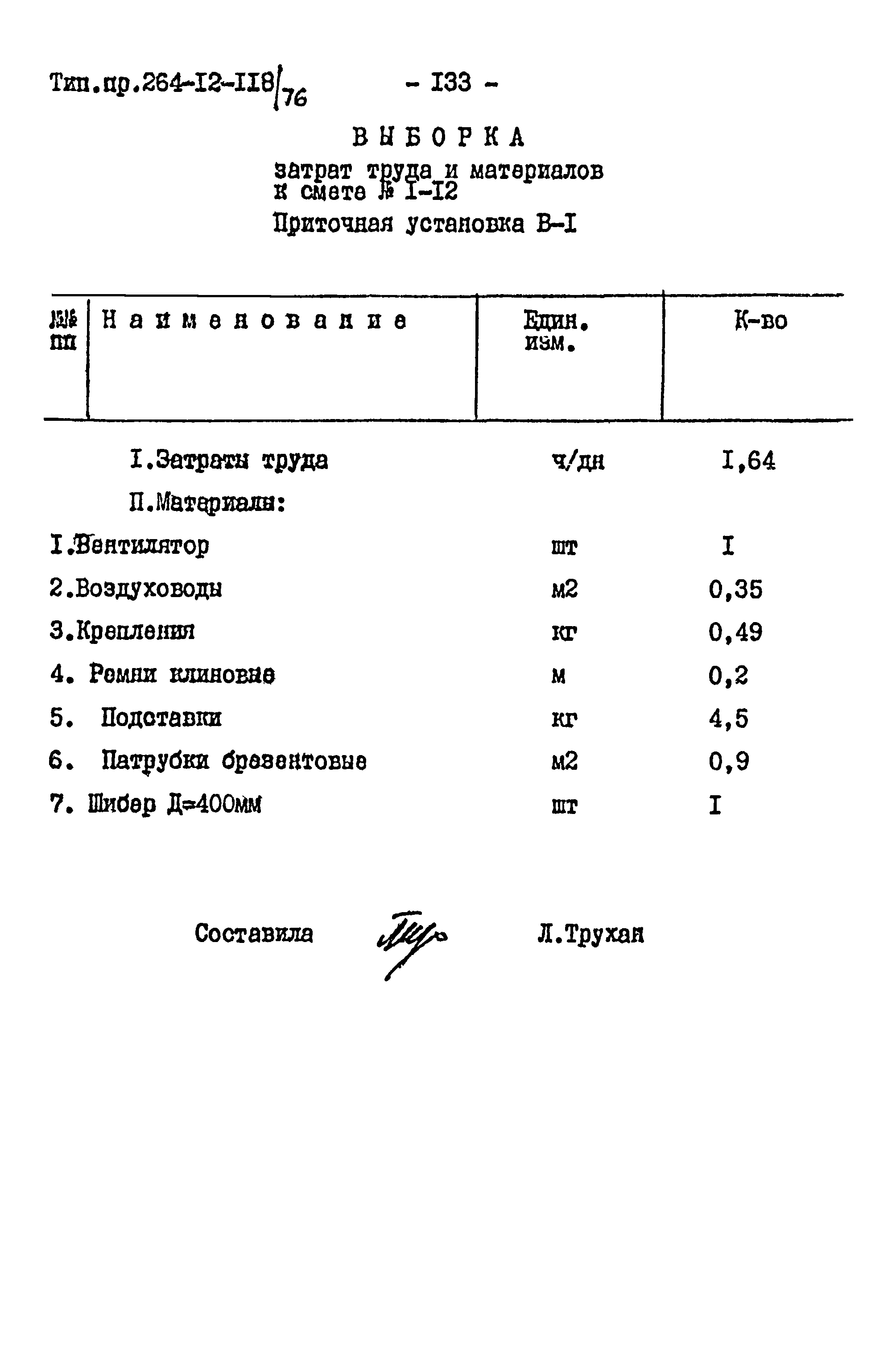 Типовой проект 264-12-118/76
