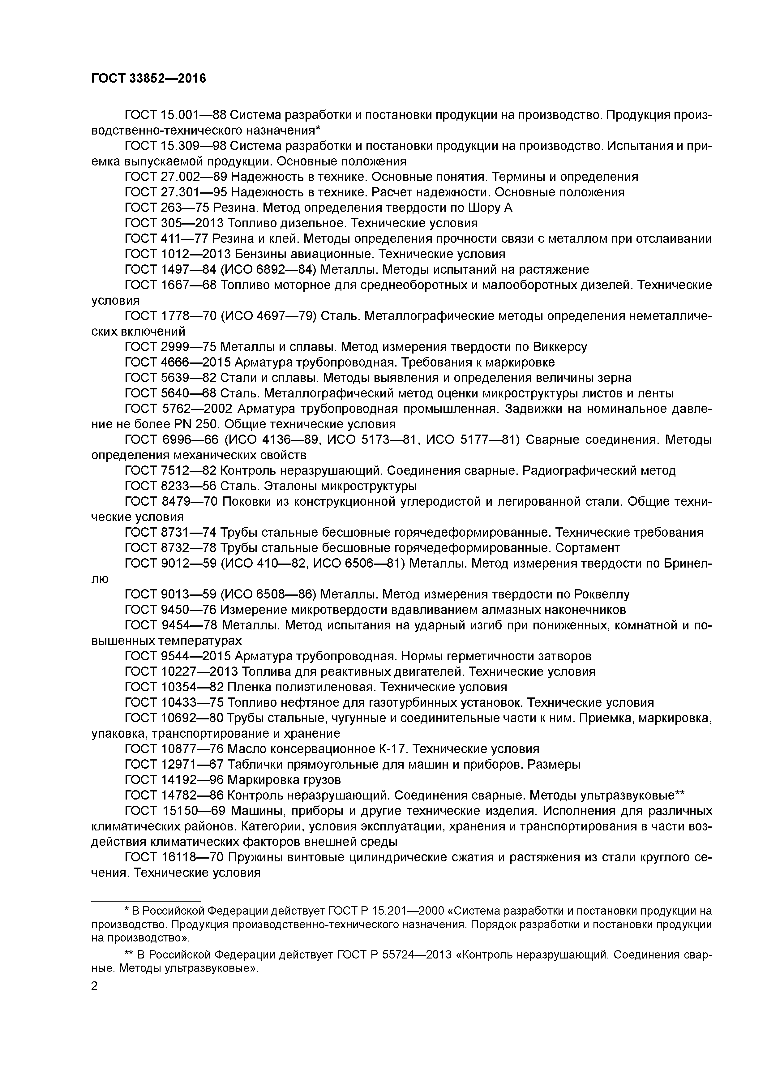 ГОСТ 33852-2016