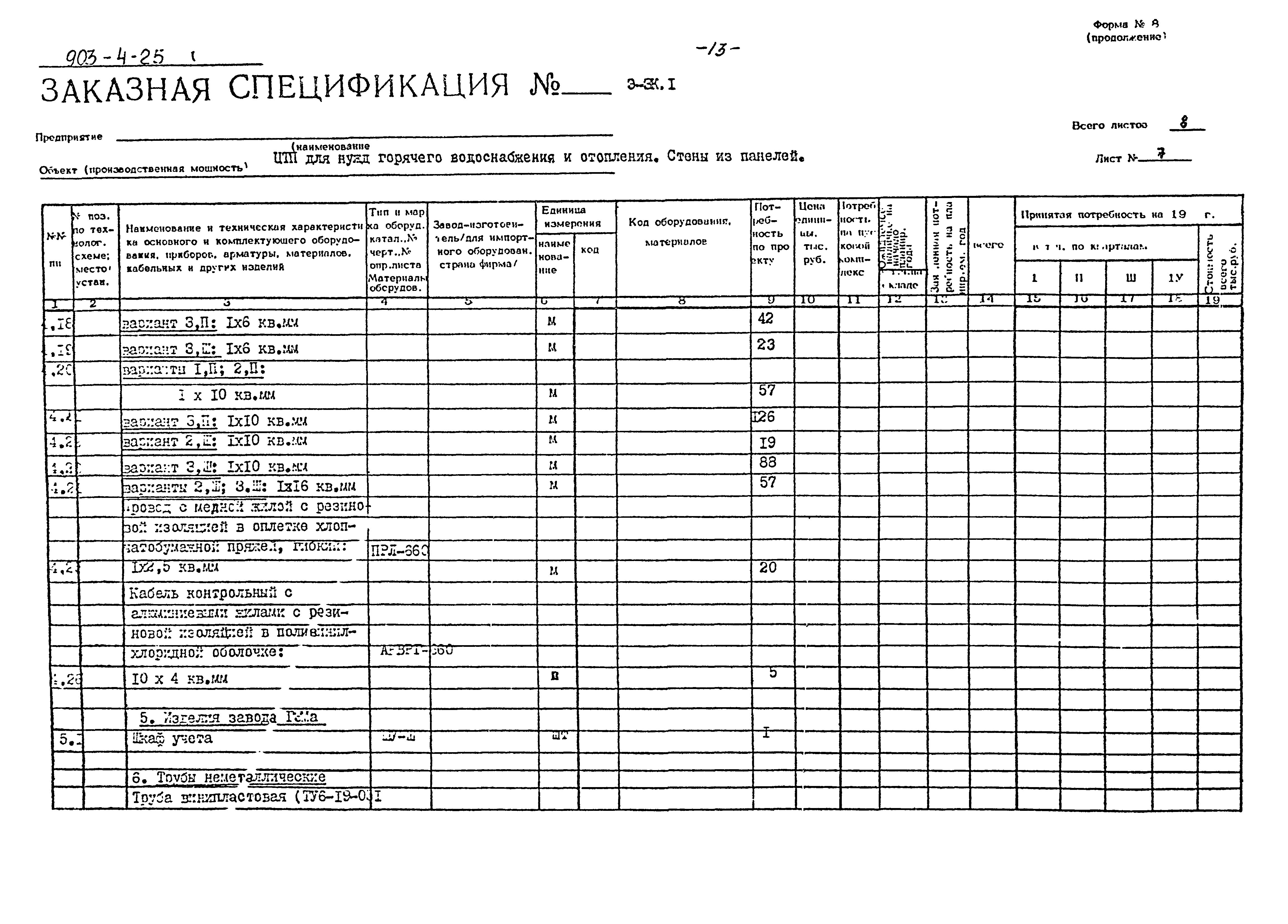 Типовой проект 903-4-25