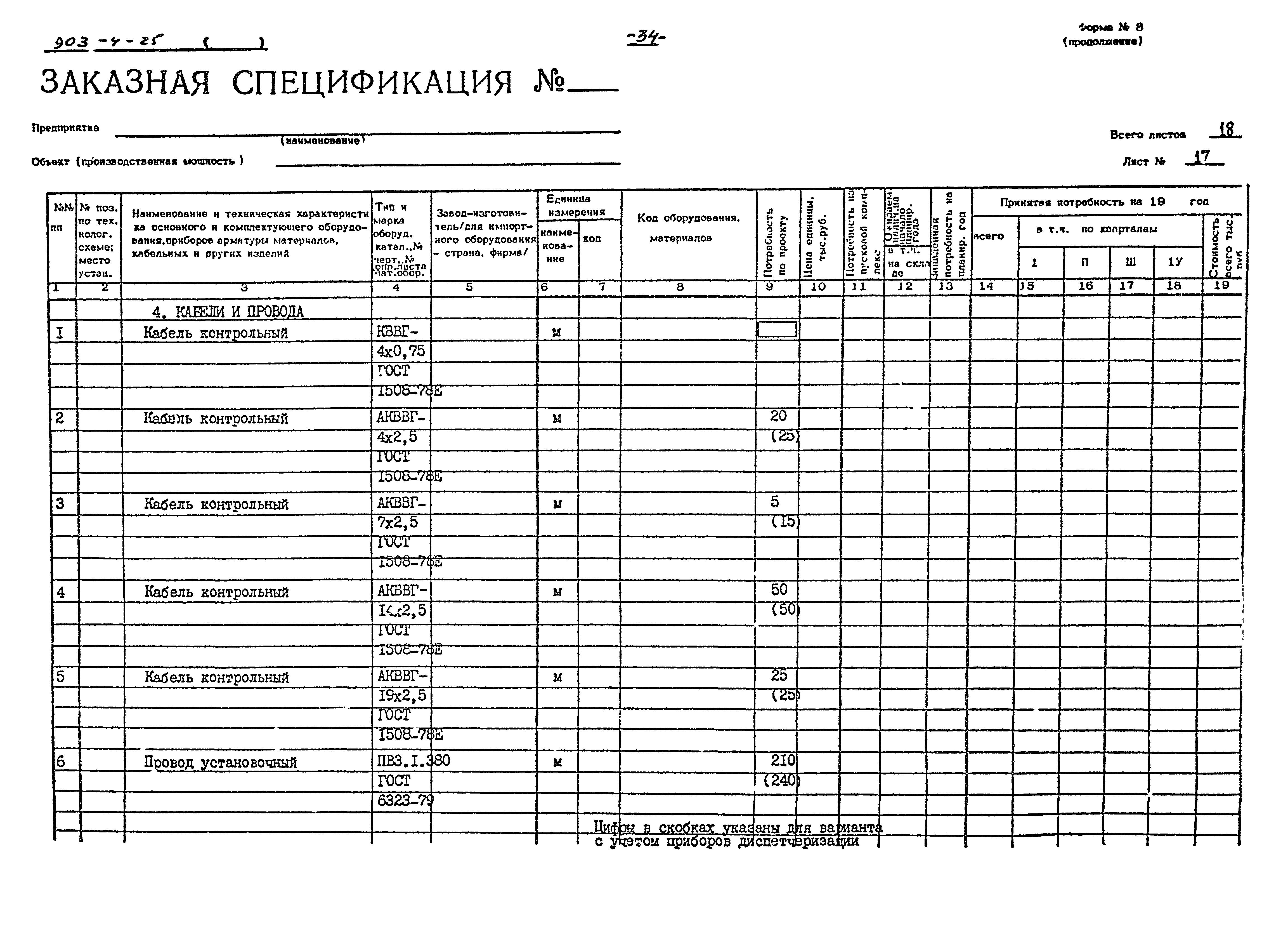 Типовой проект 903-4-25