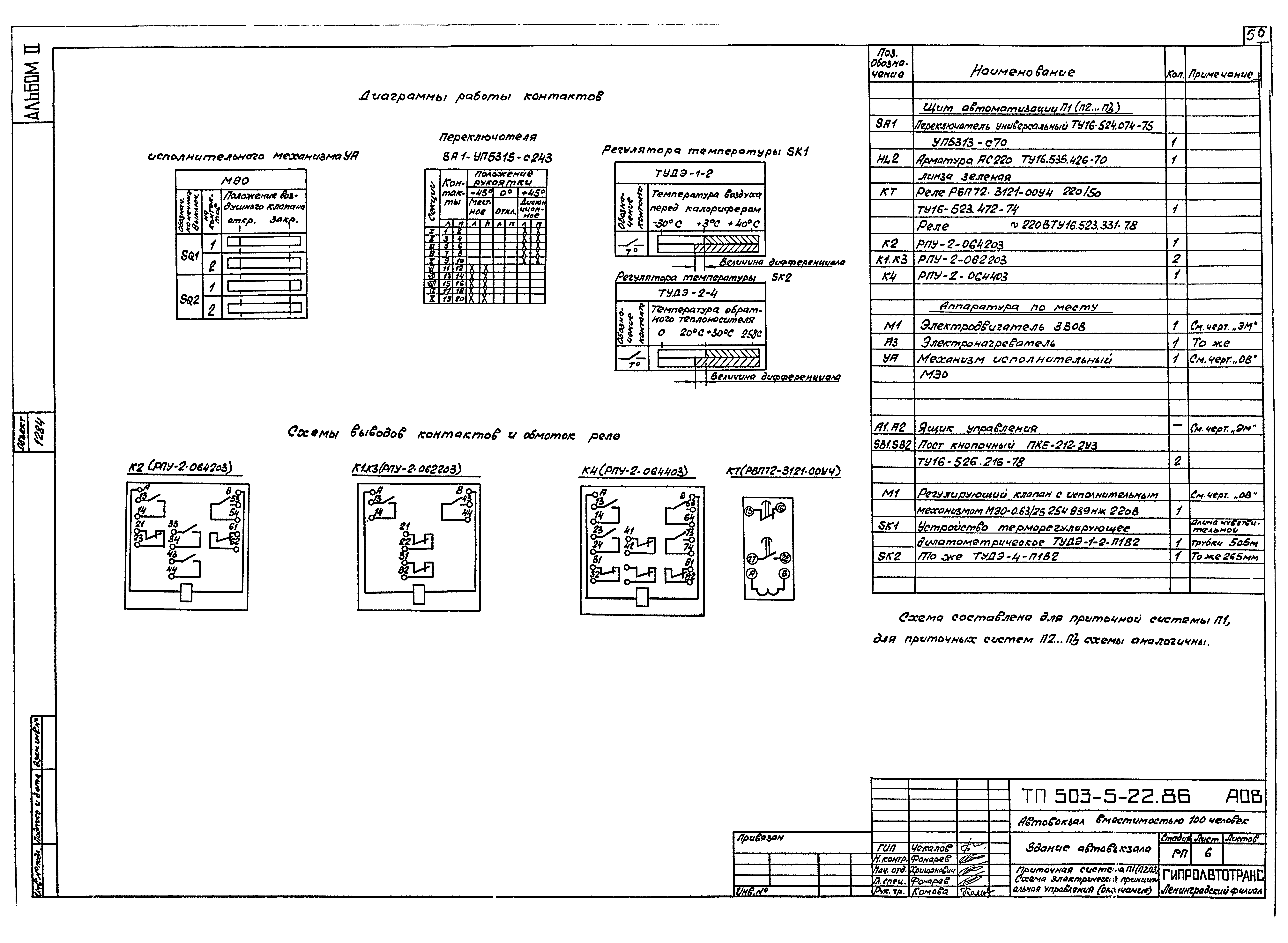 Типовой проект 503-5-22.86