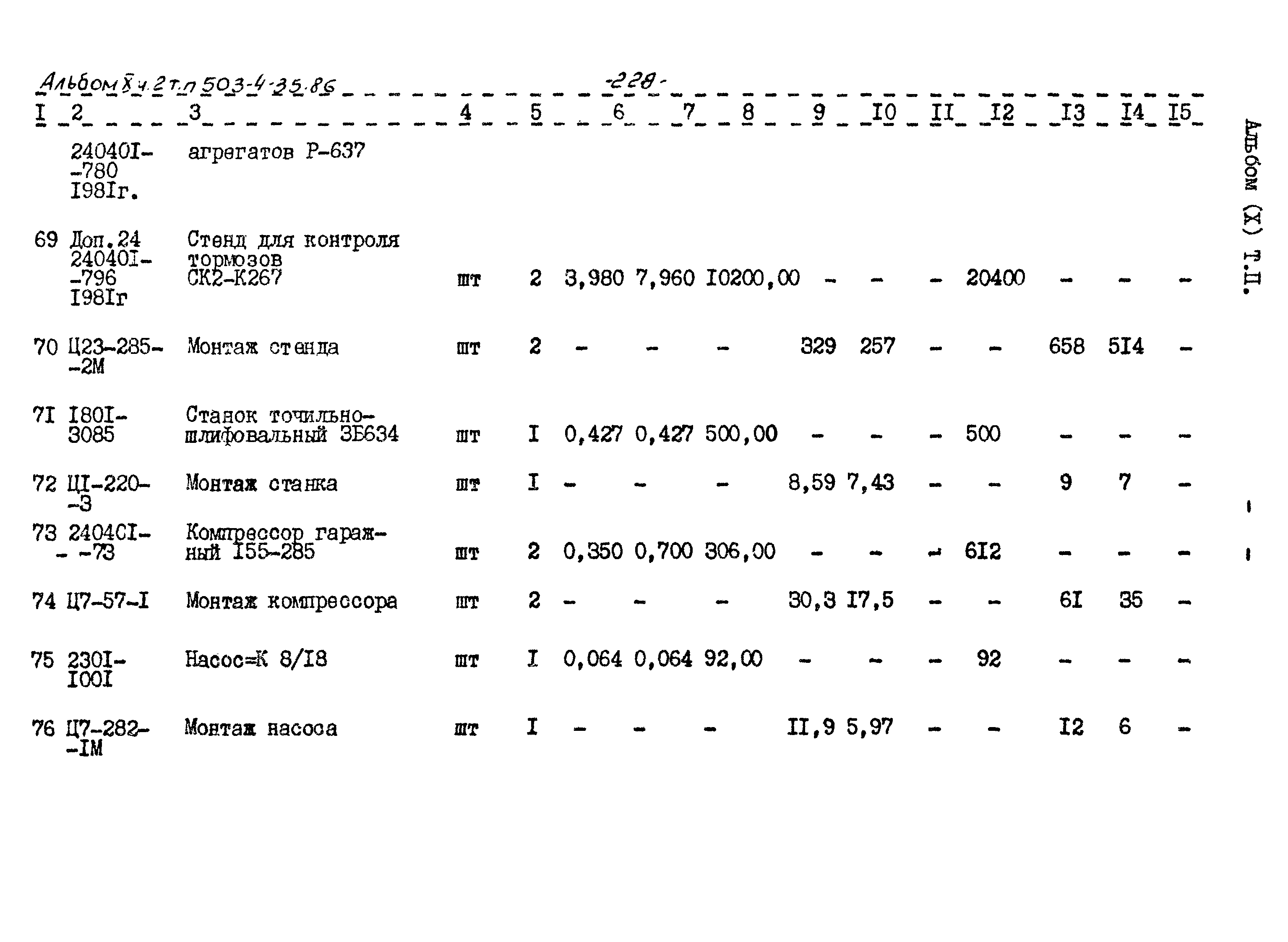 Типовой проект 503-4-35.86