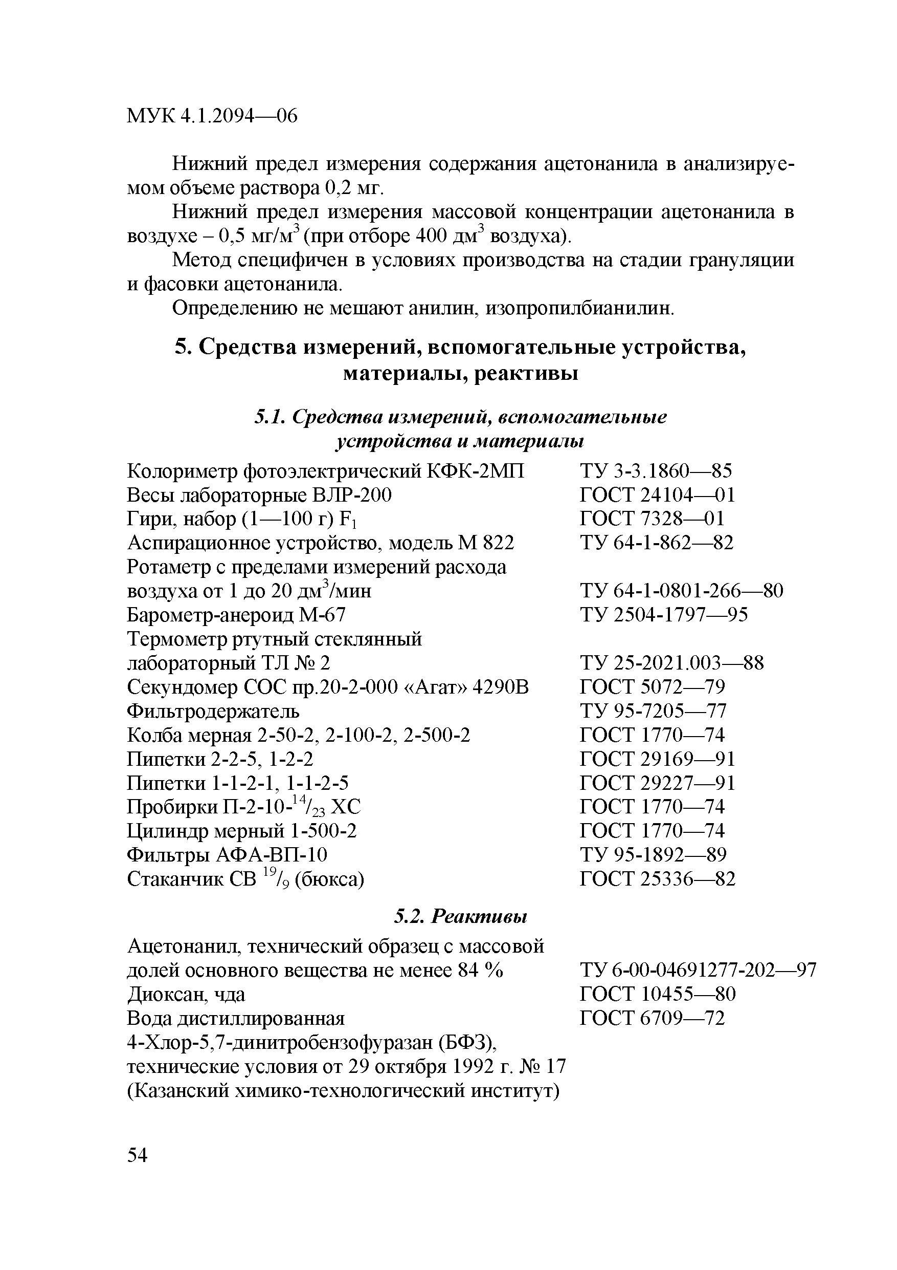 МУК 4.1.2094-06