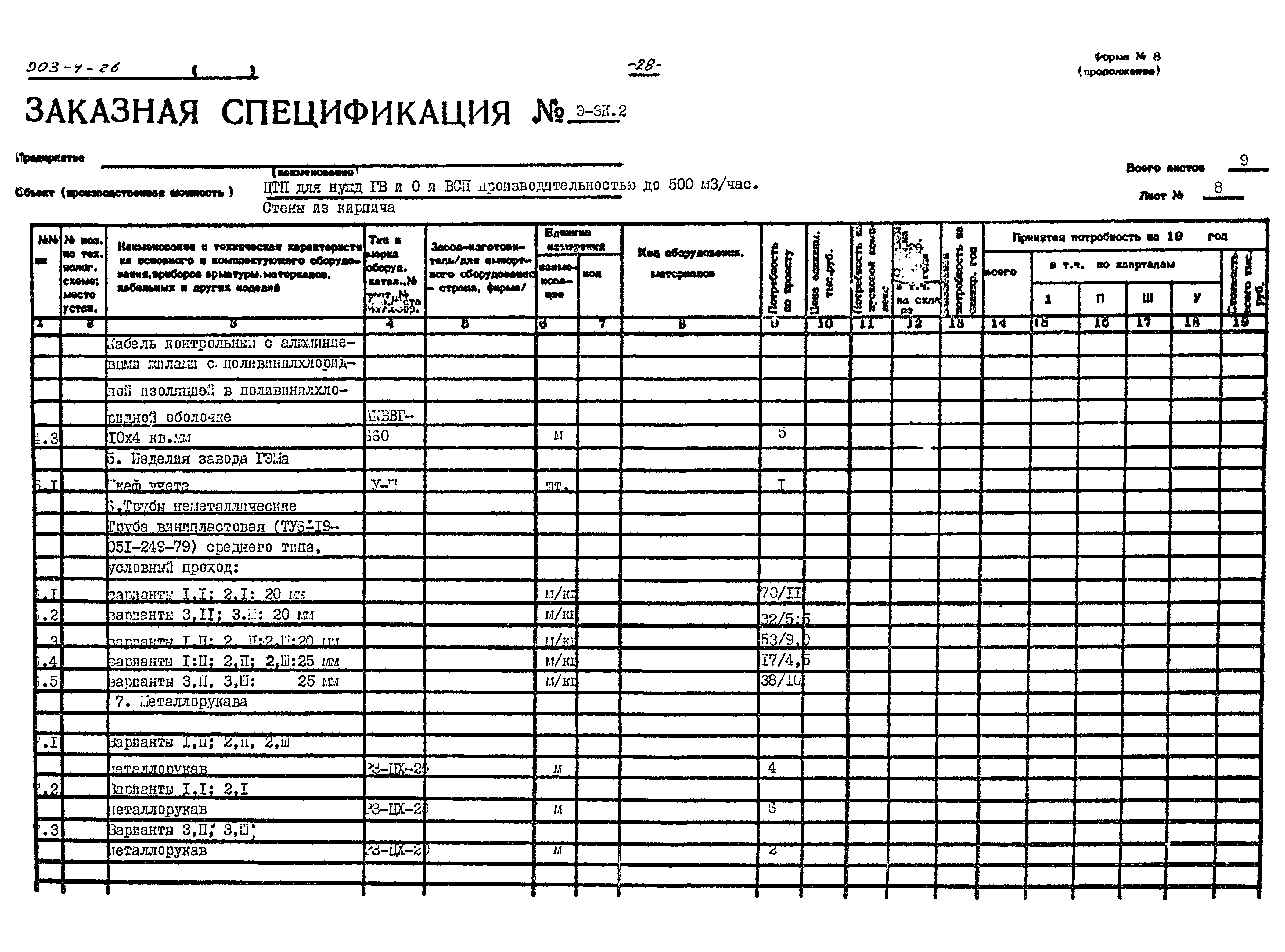 Типовой проект 903-4-26