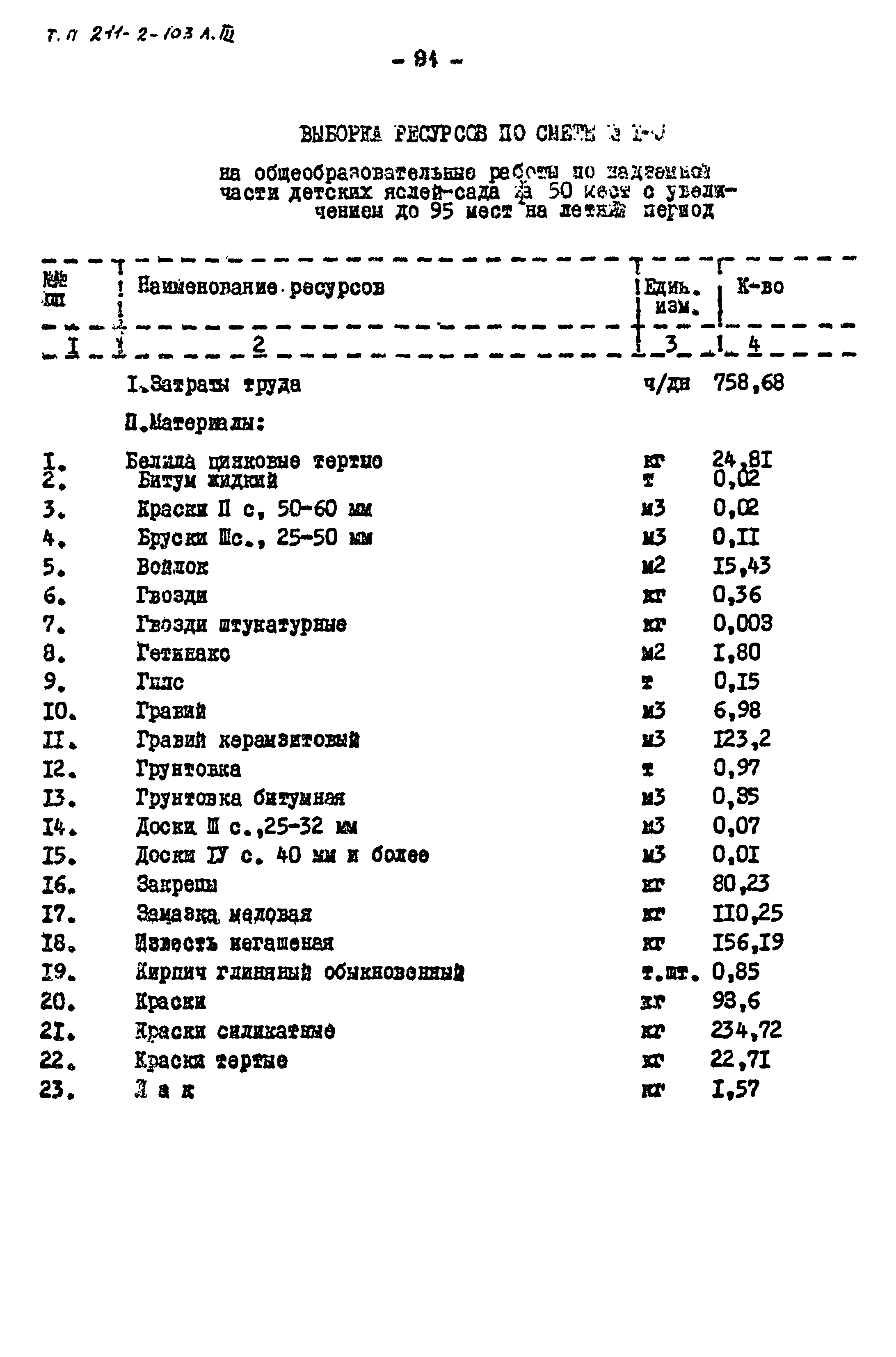 Типовой проект 211-2-103