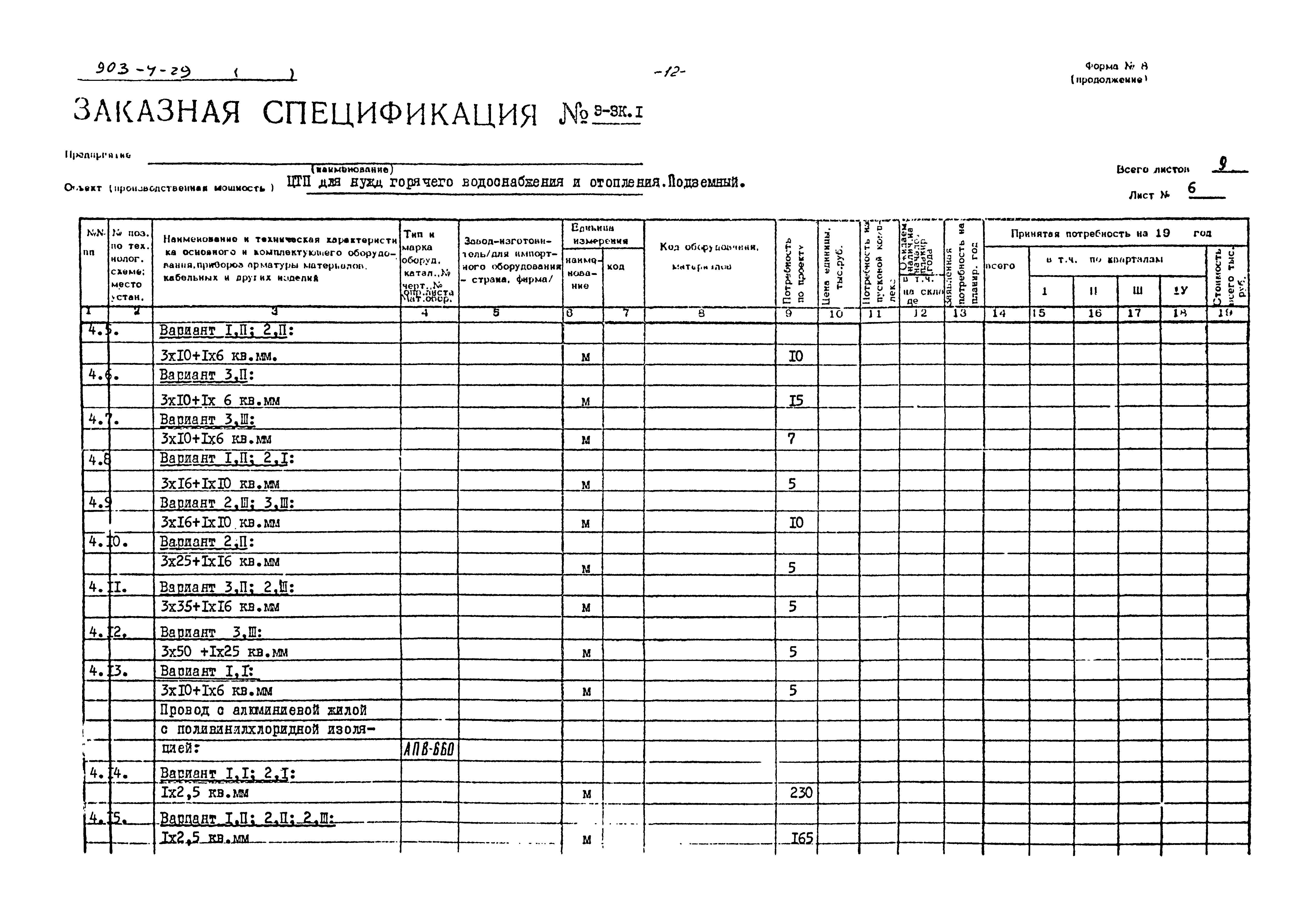 Типовой проект 903-4-29