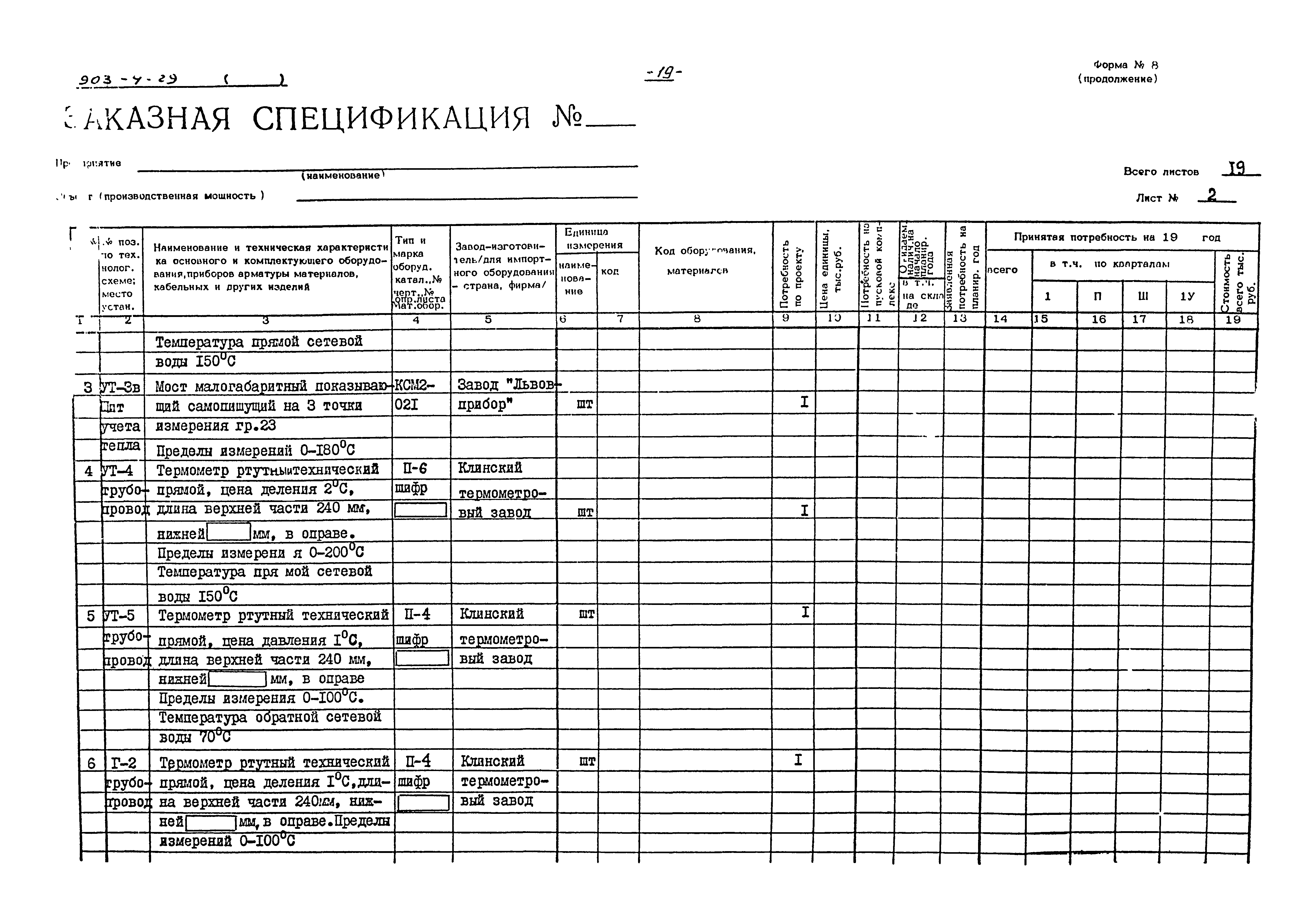 Типовой проект 903-4-29