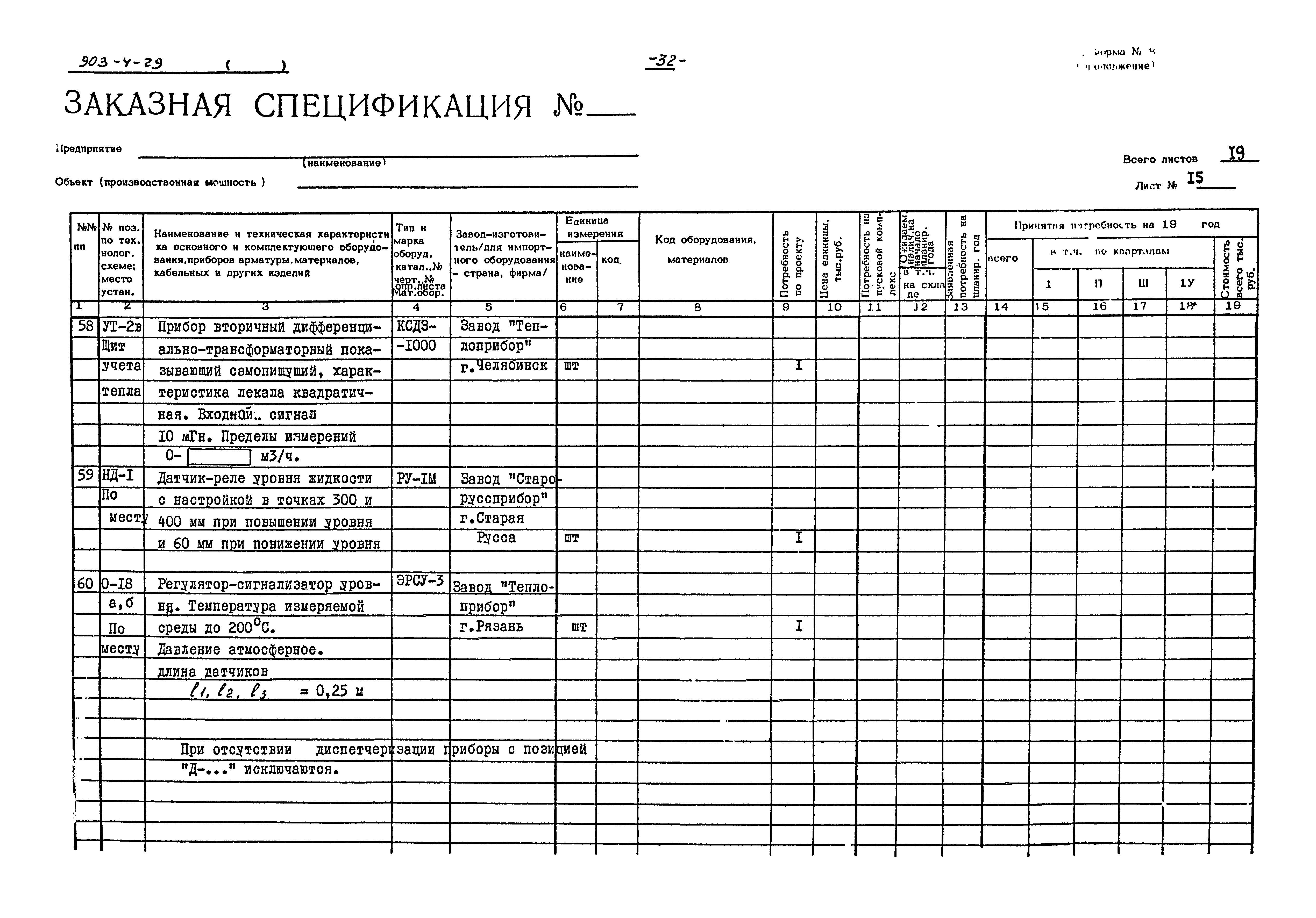 Типовой проект 903-4-29