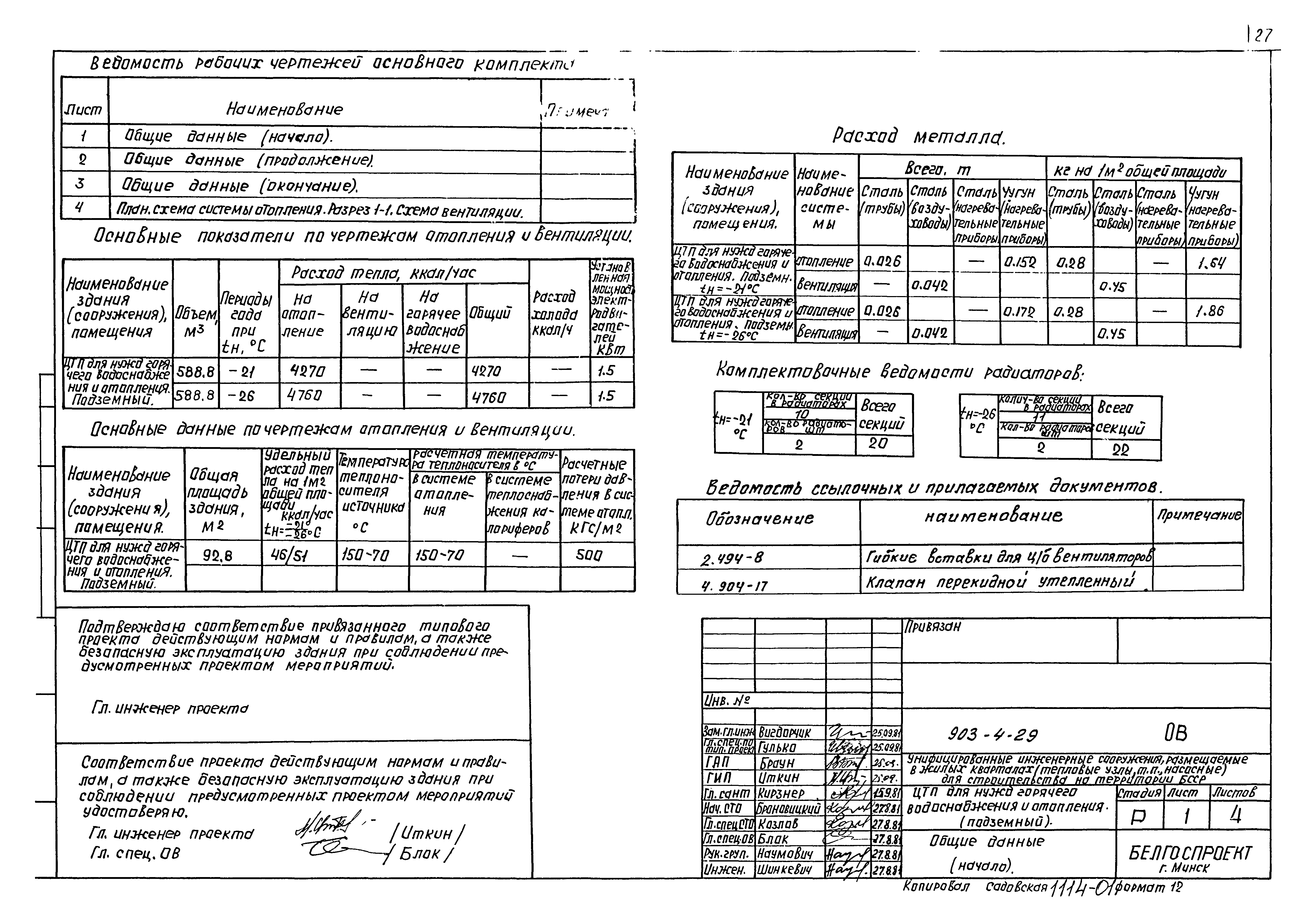 Типовой проект 903-4-29