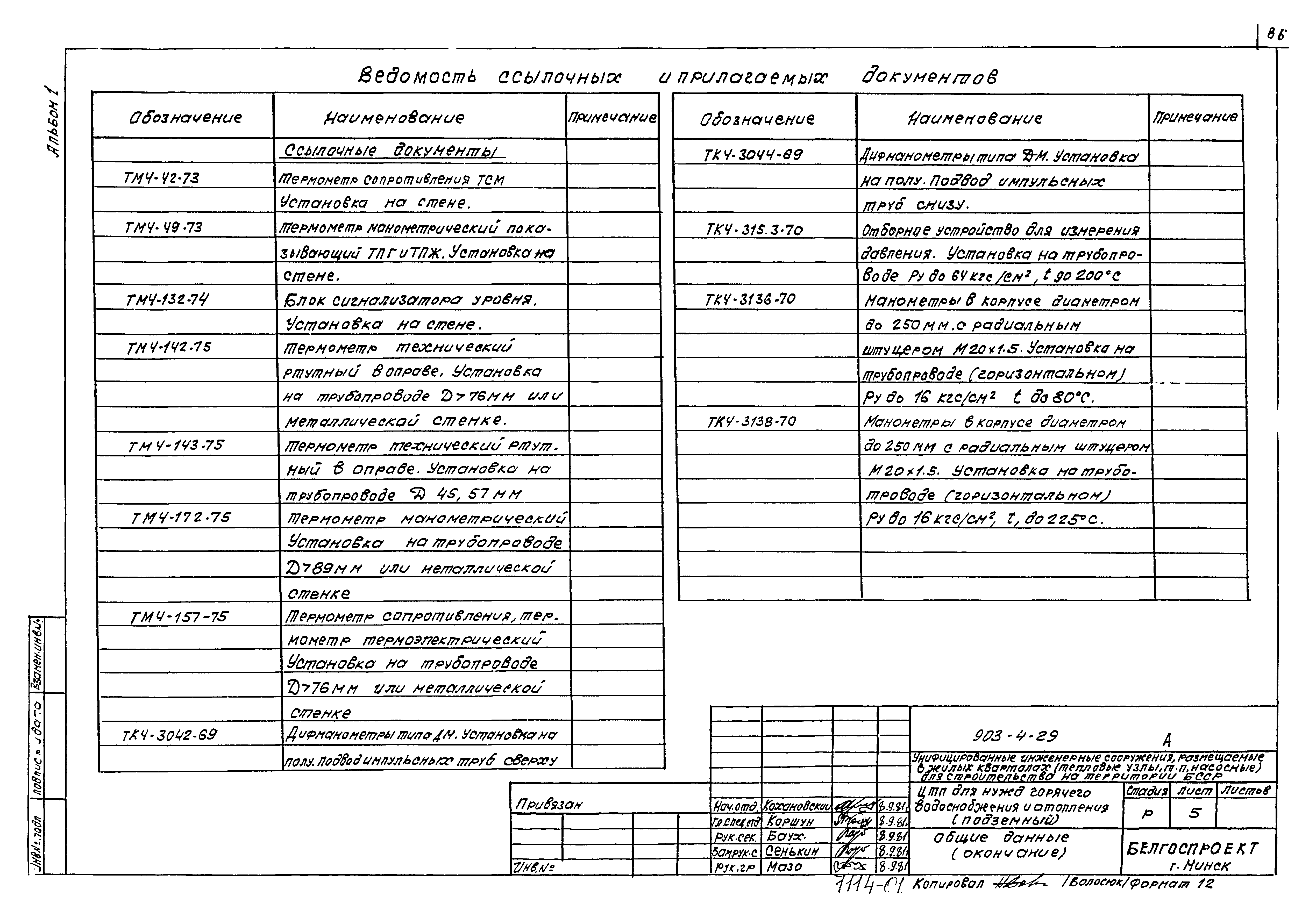 Типовой проект 903-4-29
