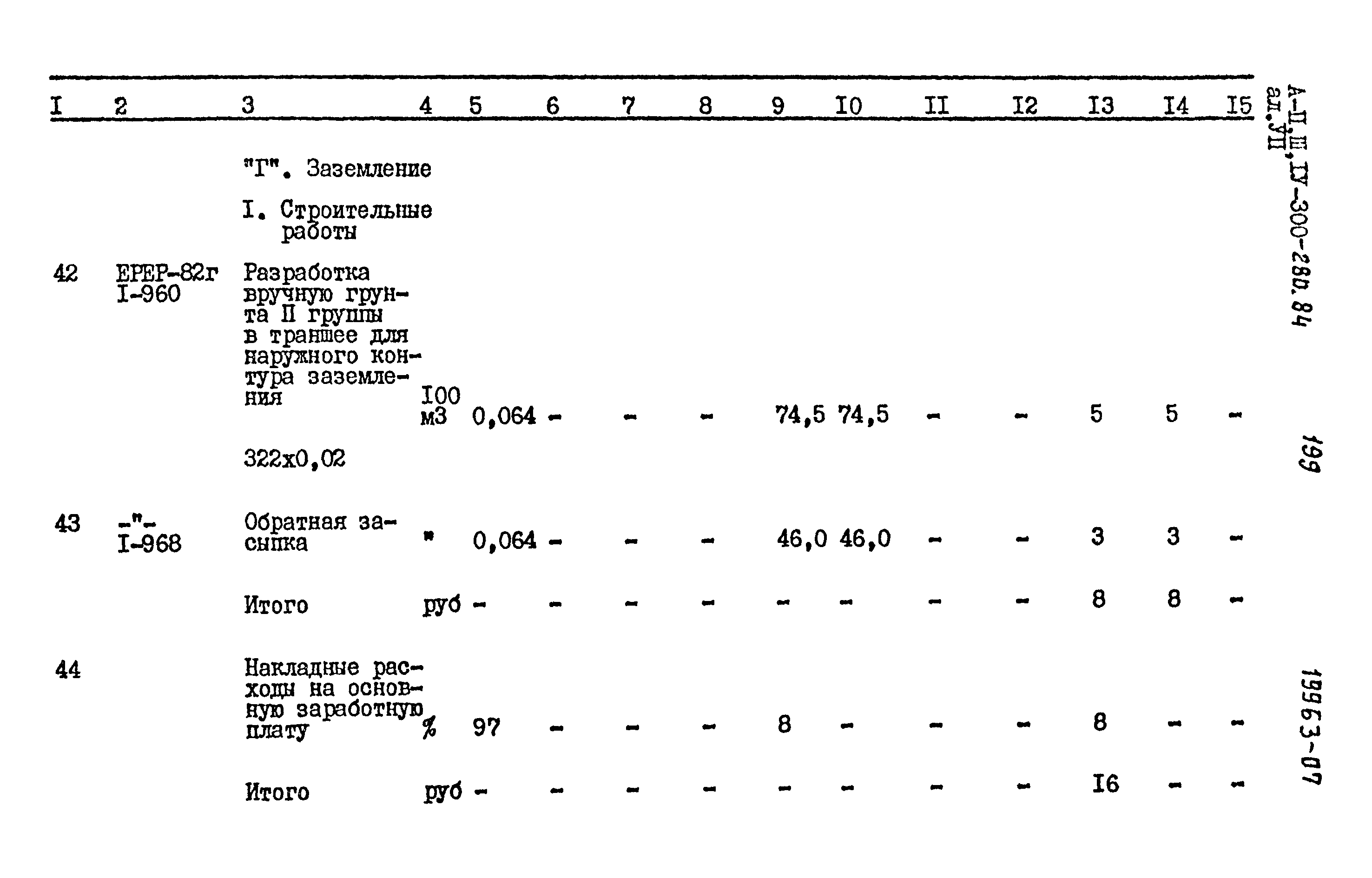 Типовой проект А-II,III,IV-300-280.84