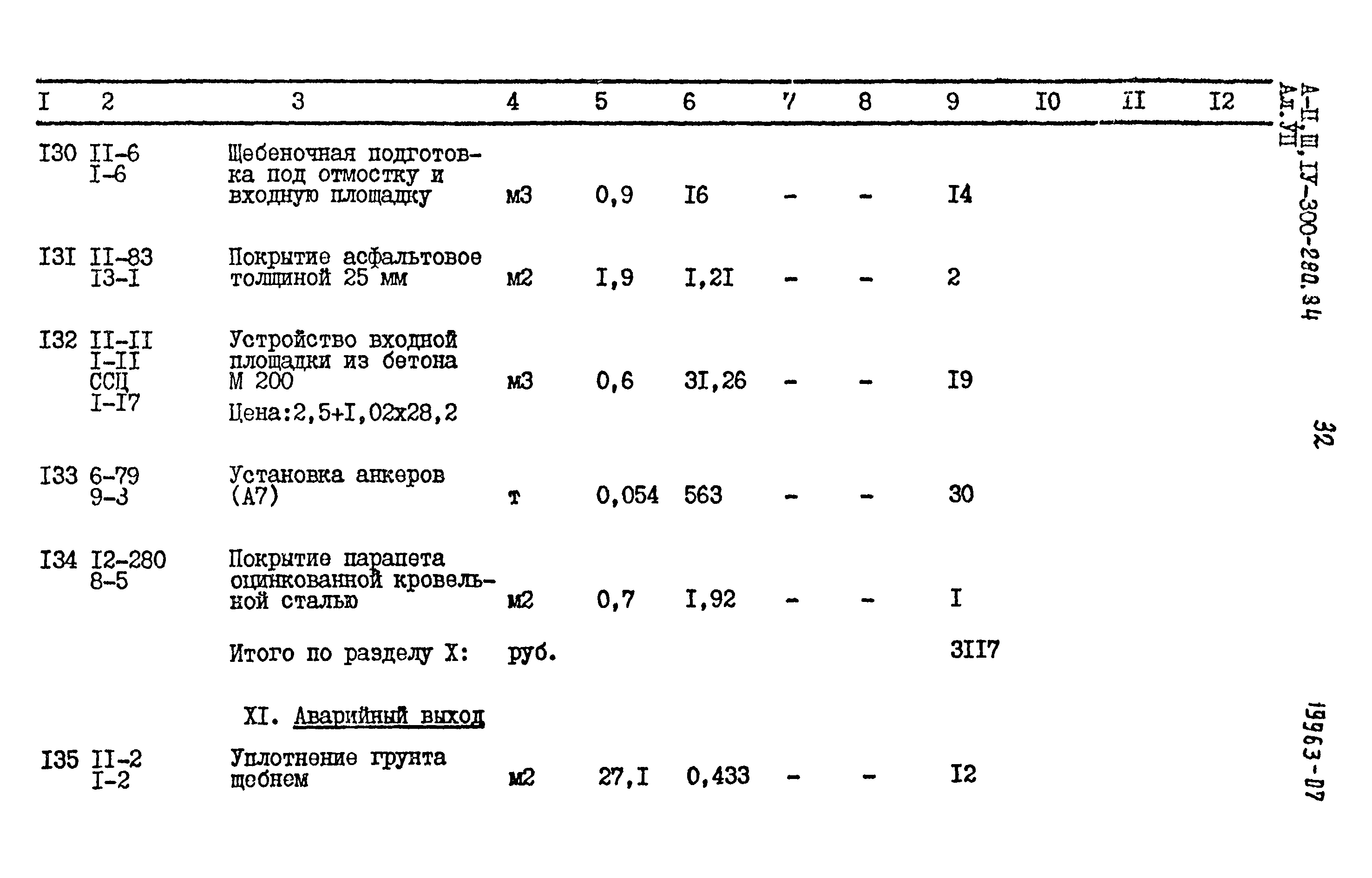Типовой проект А-II,III,IV-300-280.84