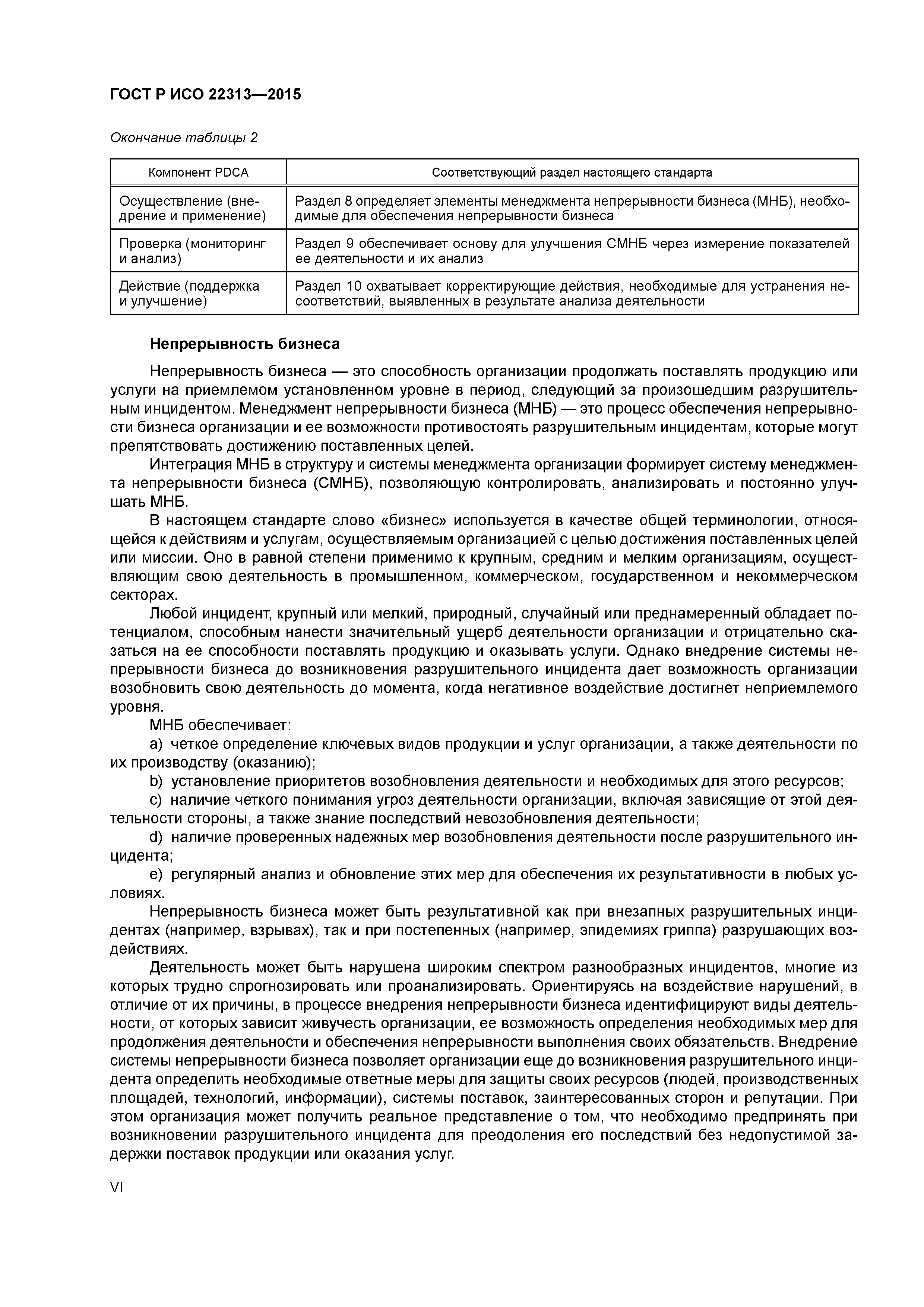 ГОСТ Р ИСО 22313-2015