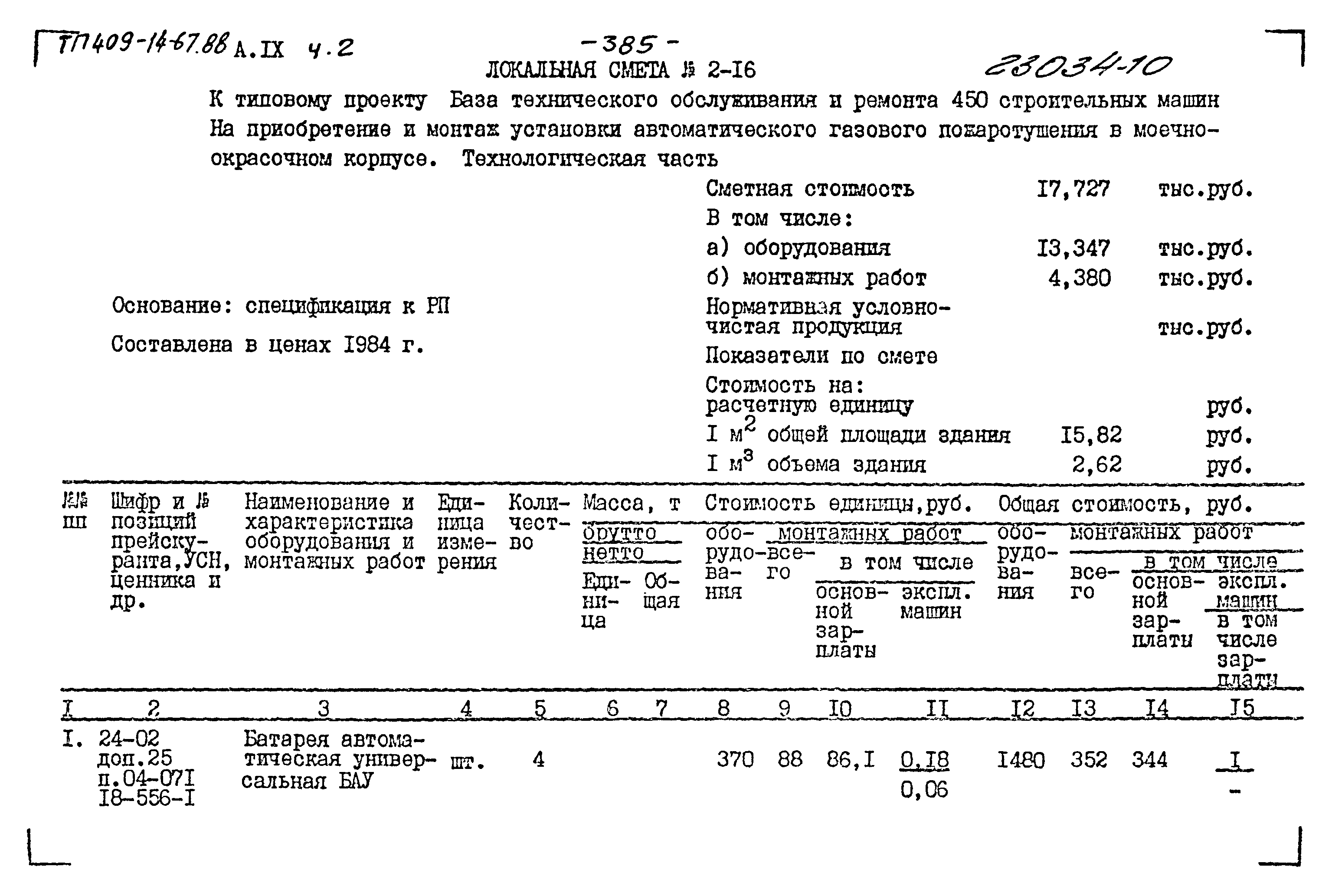 Типовой проект 409-14-67.88
