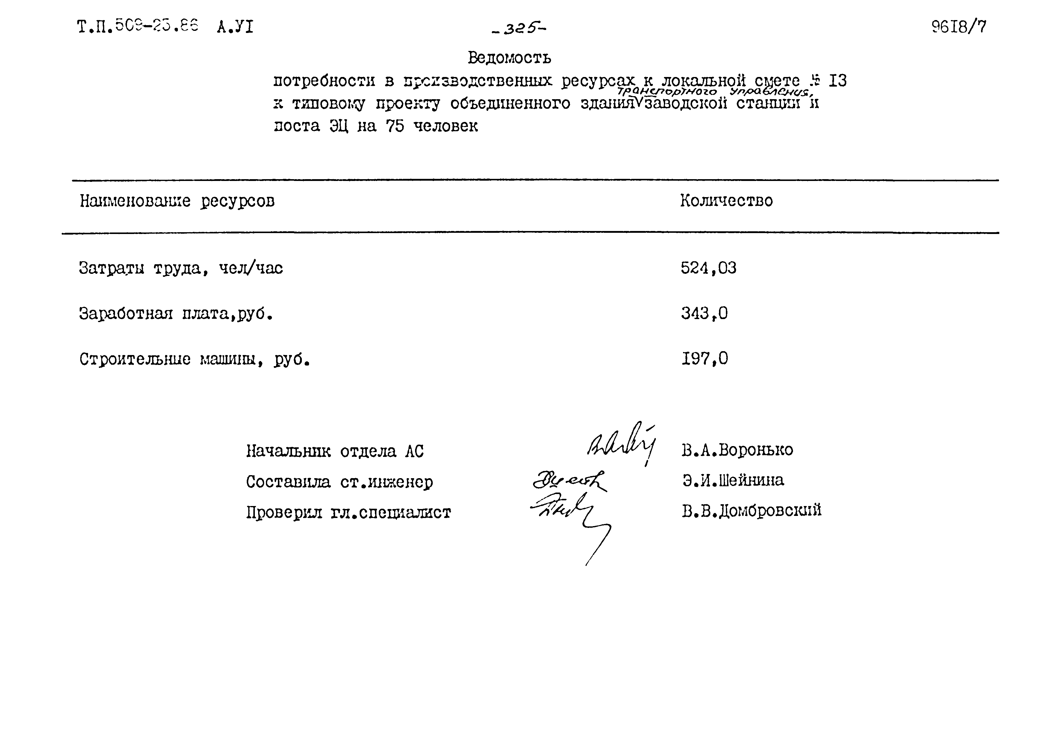 Типовой проект 509-25.86