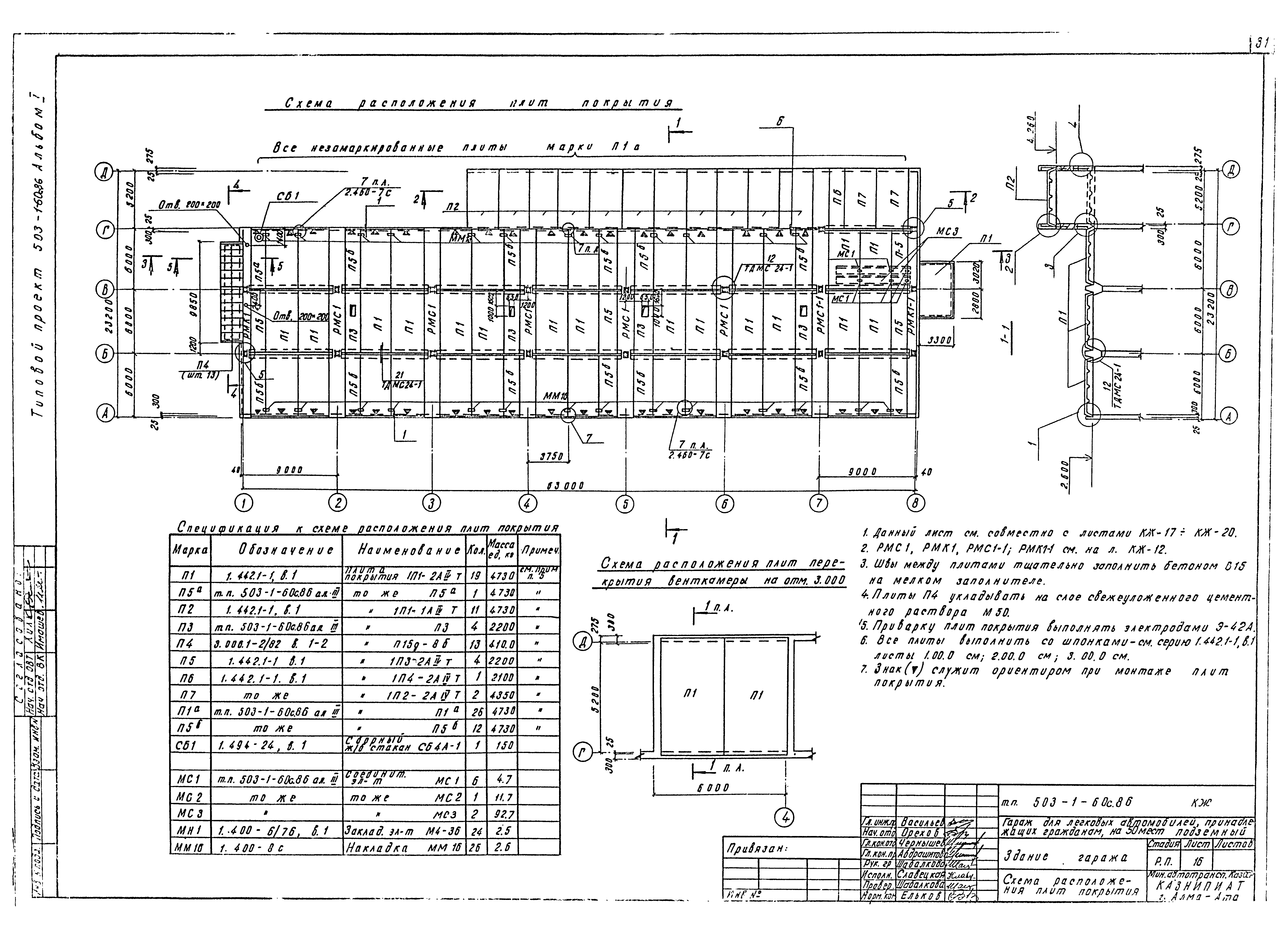 Типовой проект 503-1-60с.86