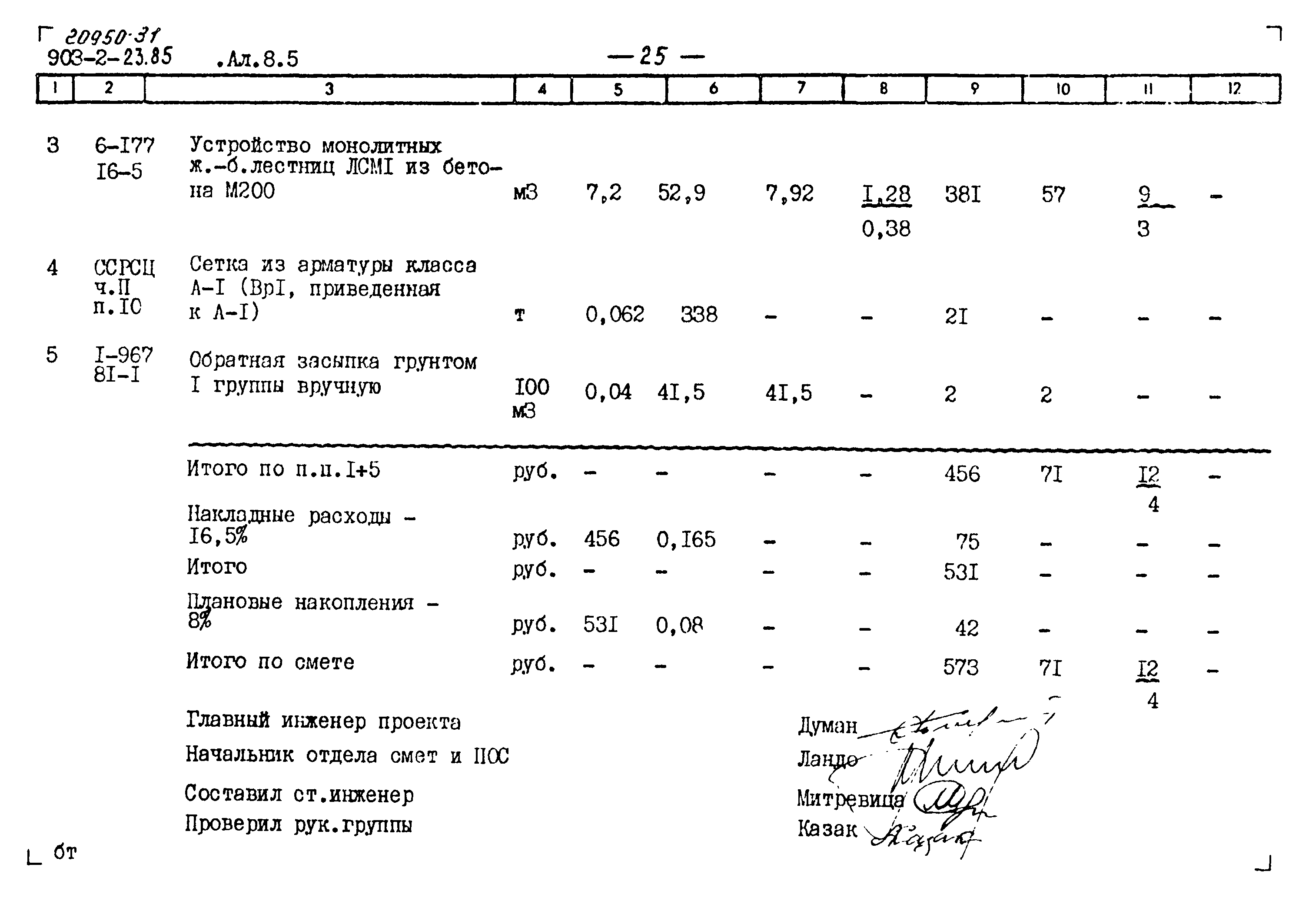 Типовой проект 903-2-23.85