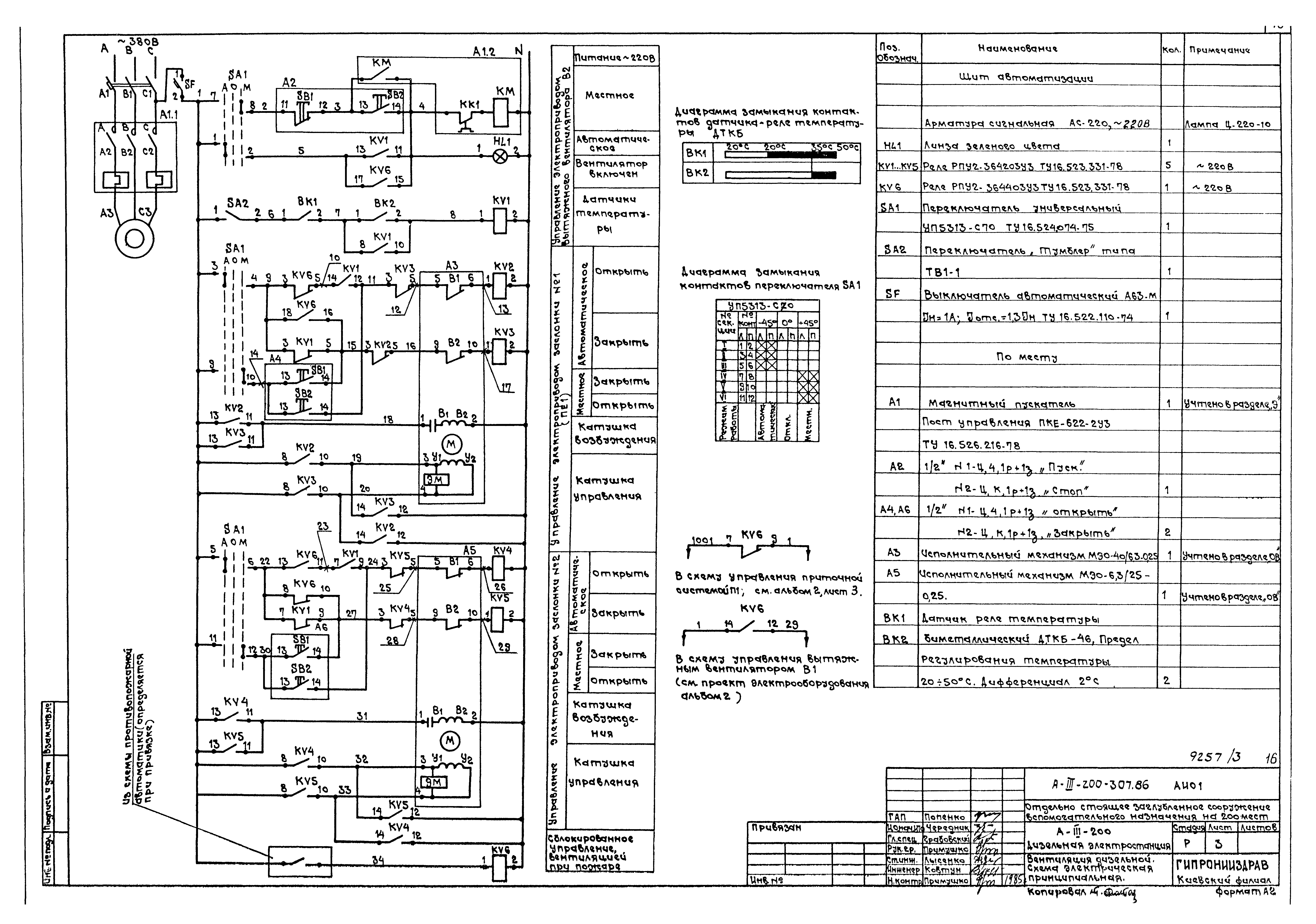 Типовой проект А-III-200-307.86