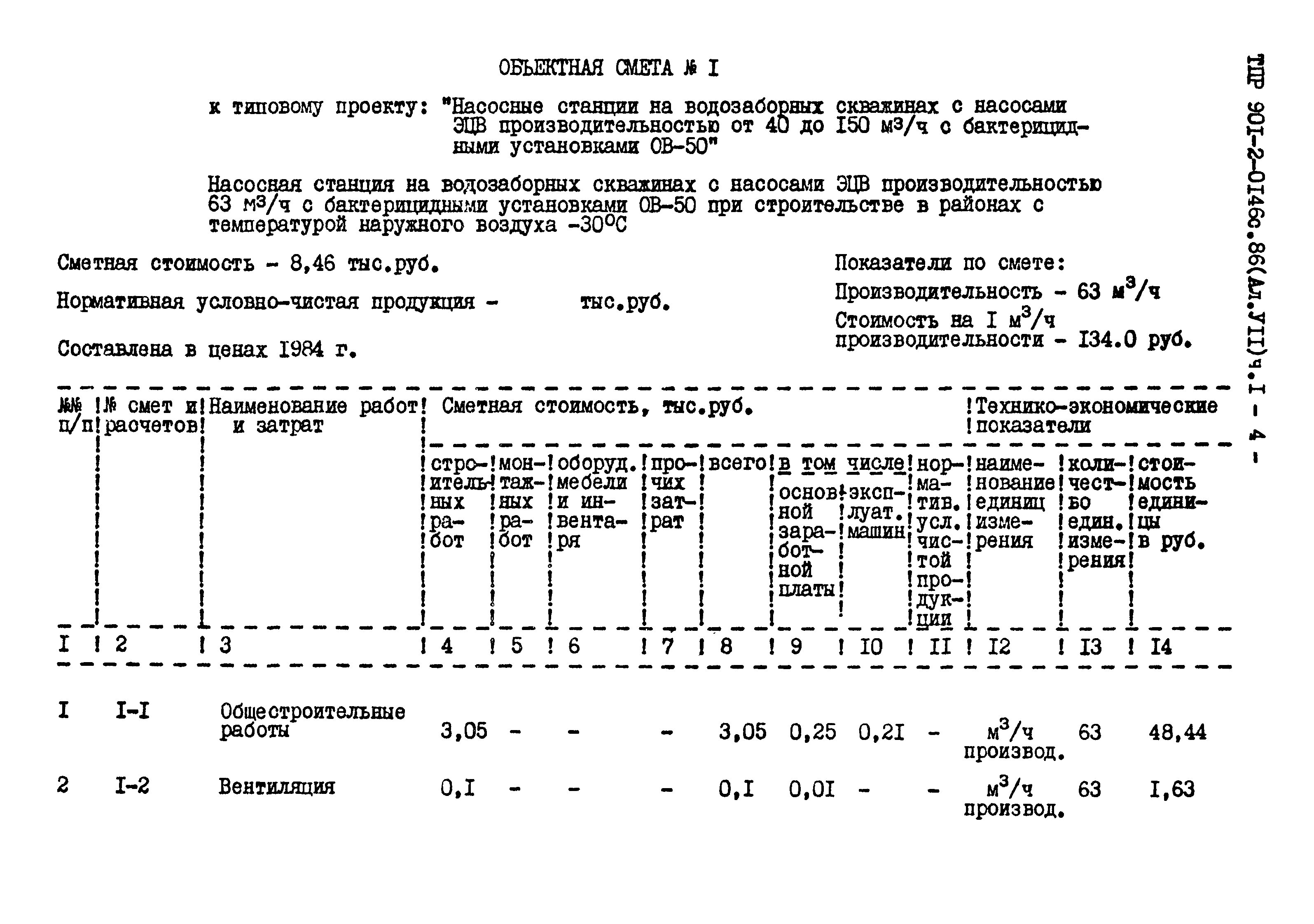 Типовые проектные решения 901-2-0146с.86
