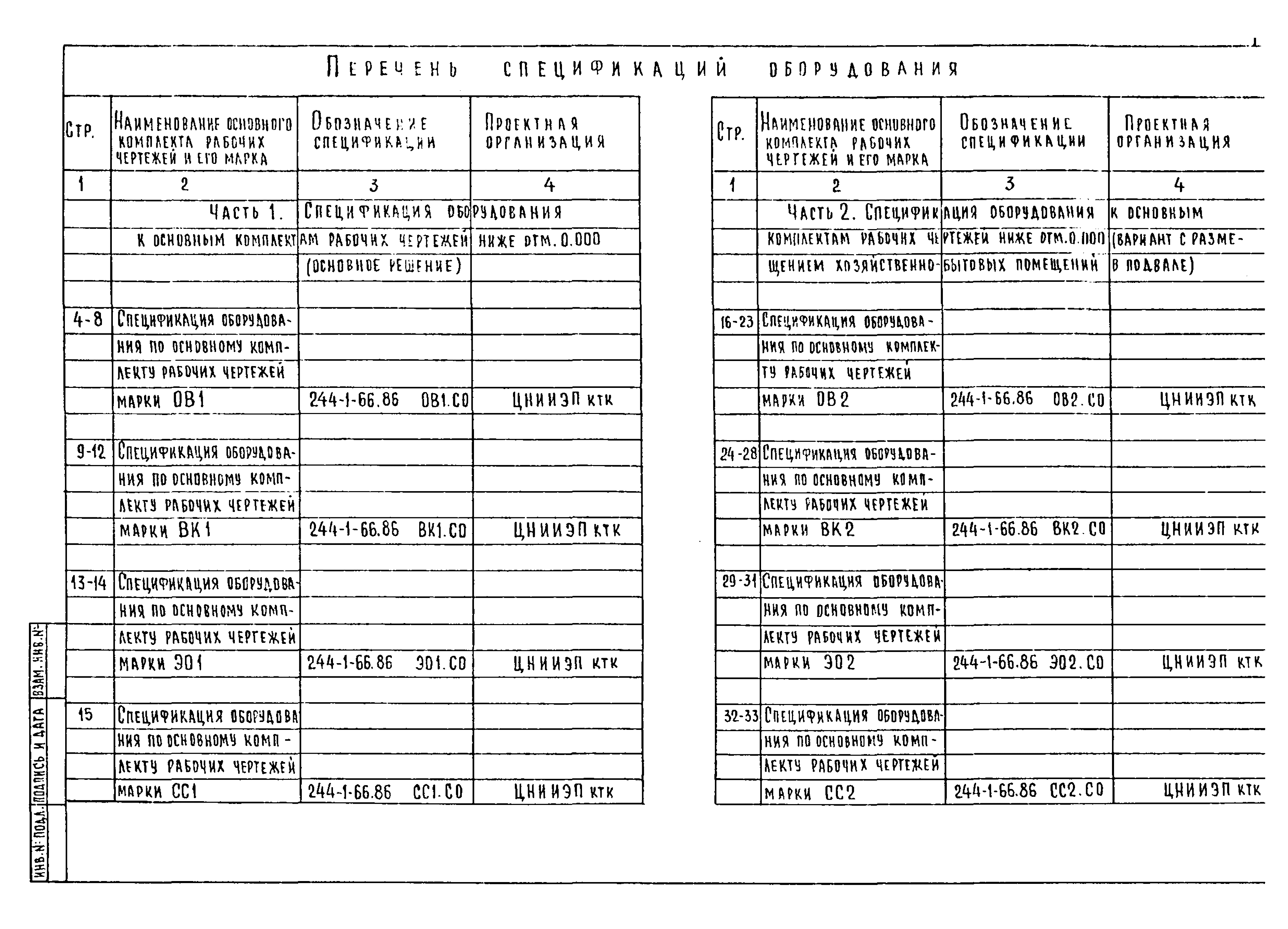 Типовой проект 244-1-66.86