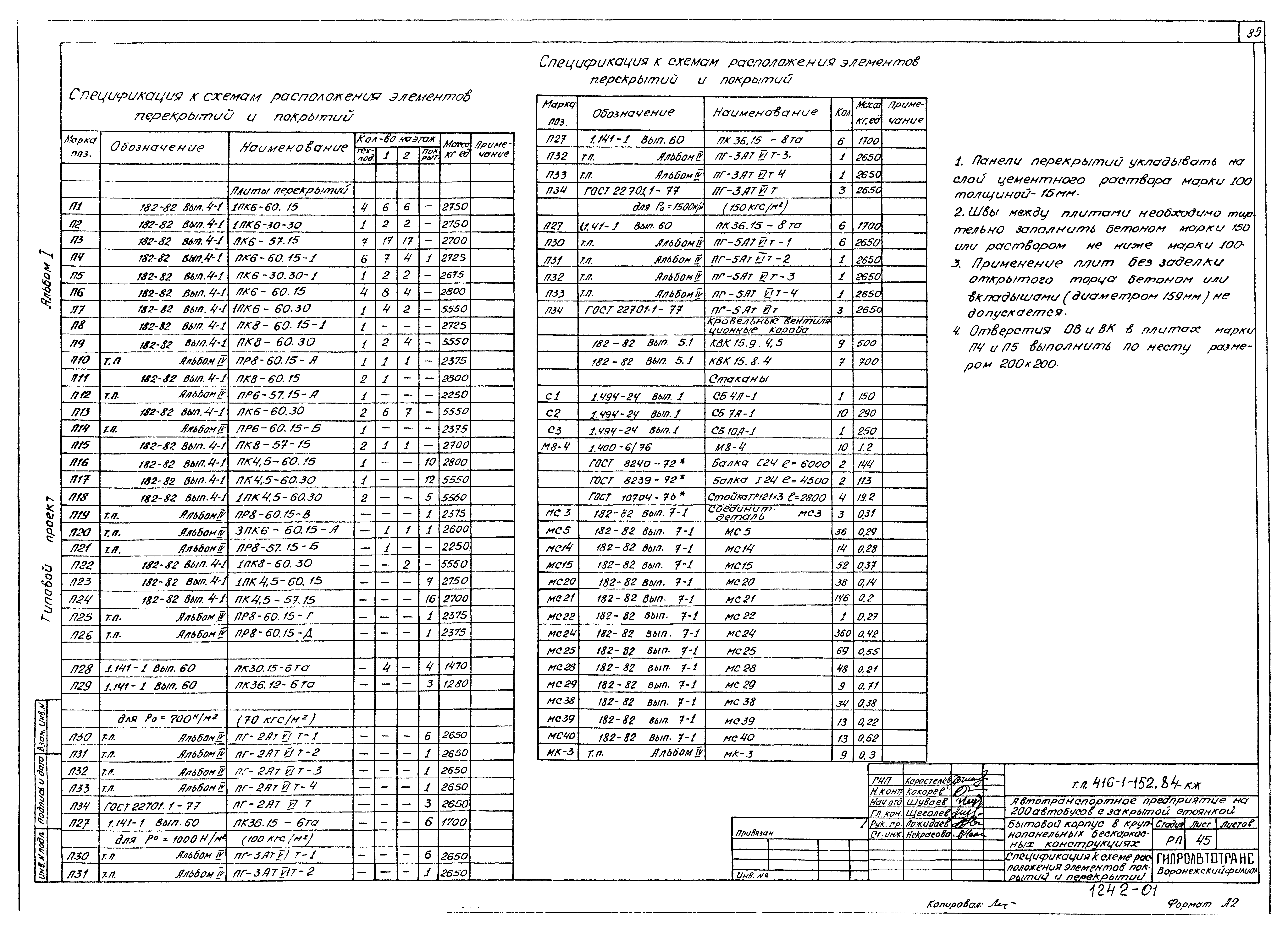 Типовой проект 416-1-152.84