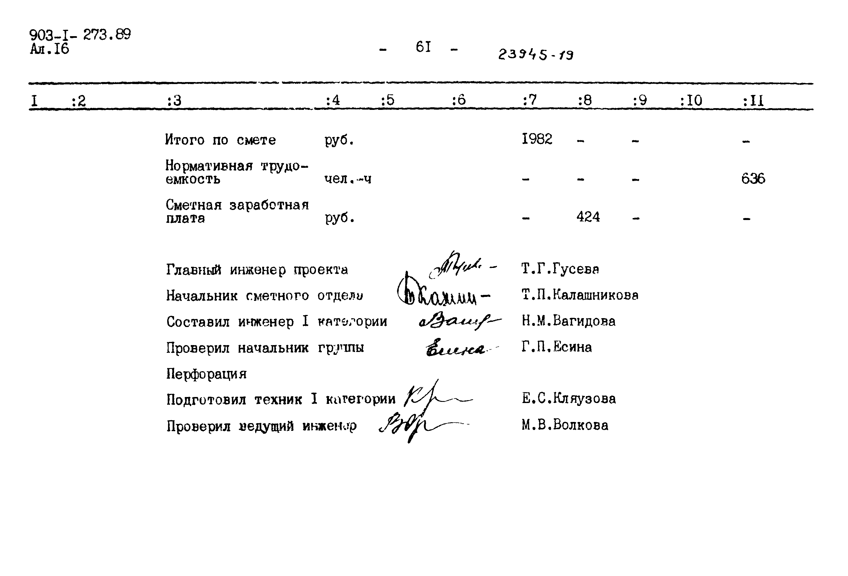 Типовой проект 903-1-273.89