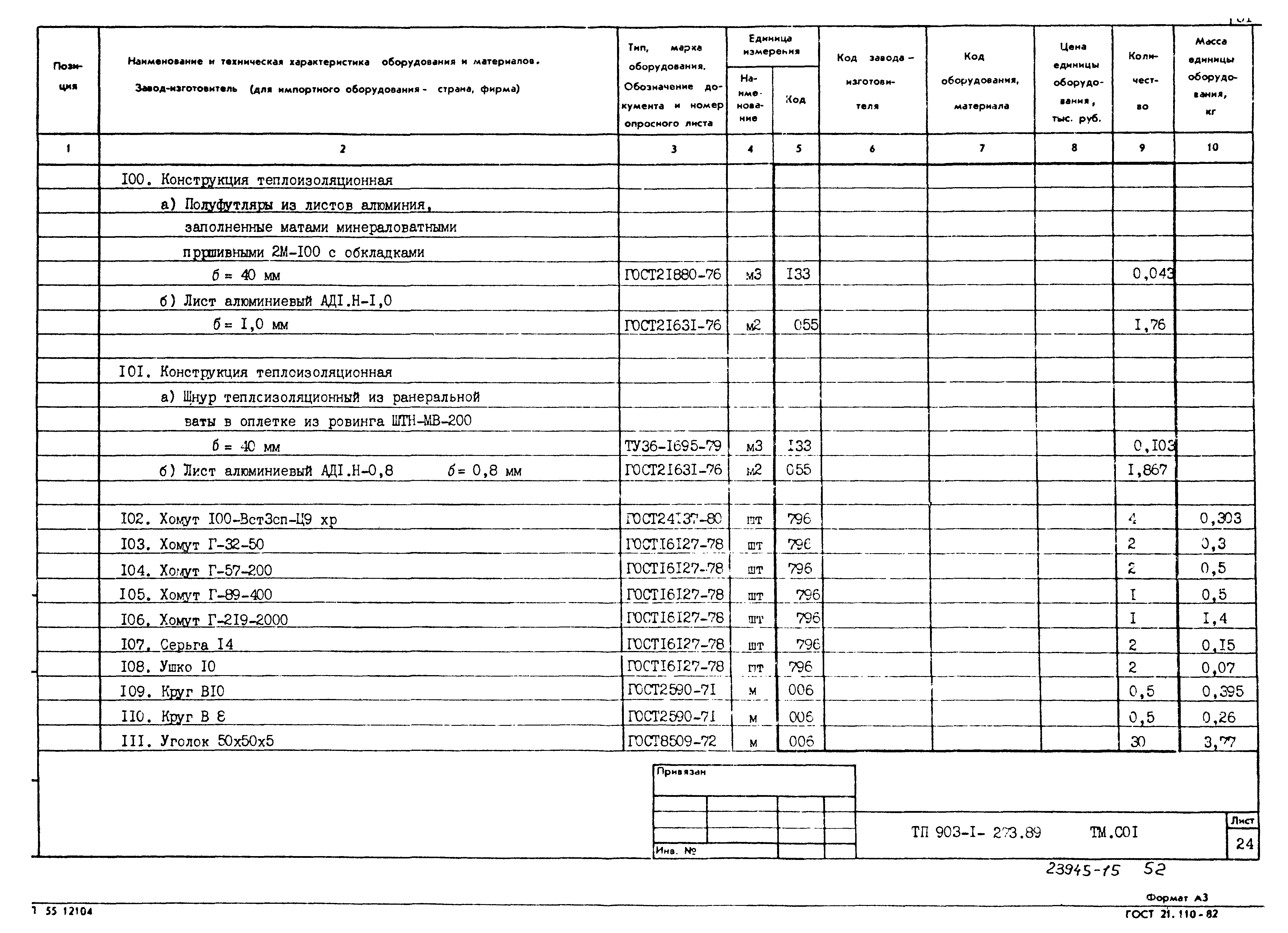 Типовой проект 903-1-273.89