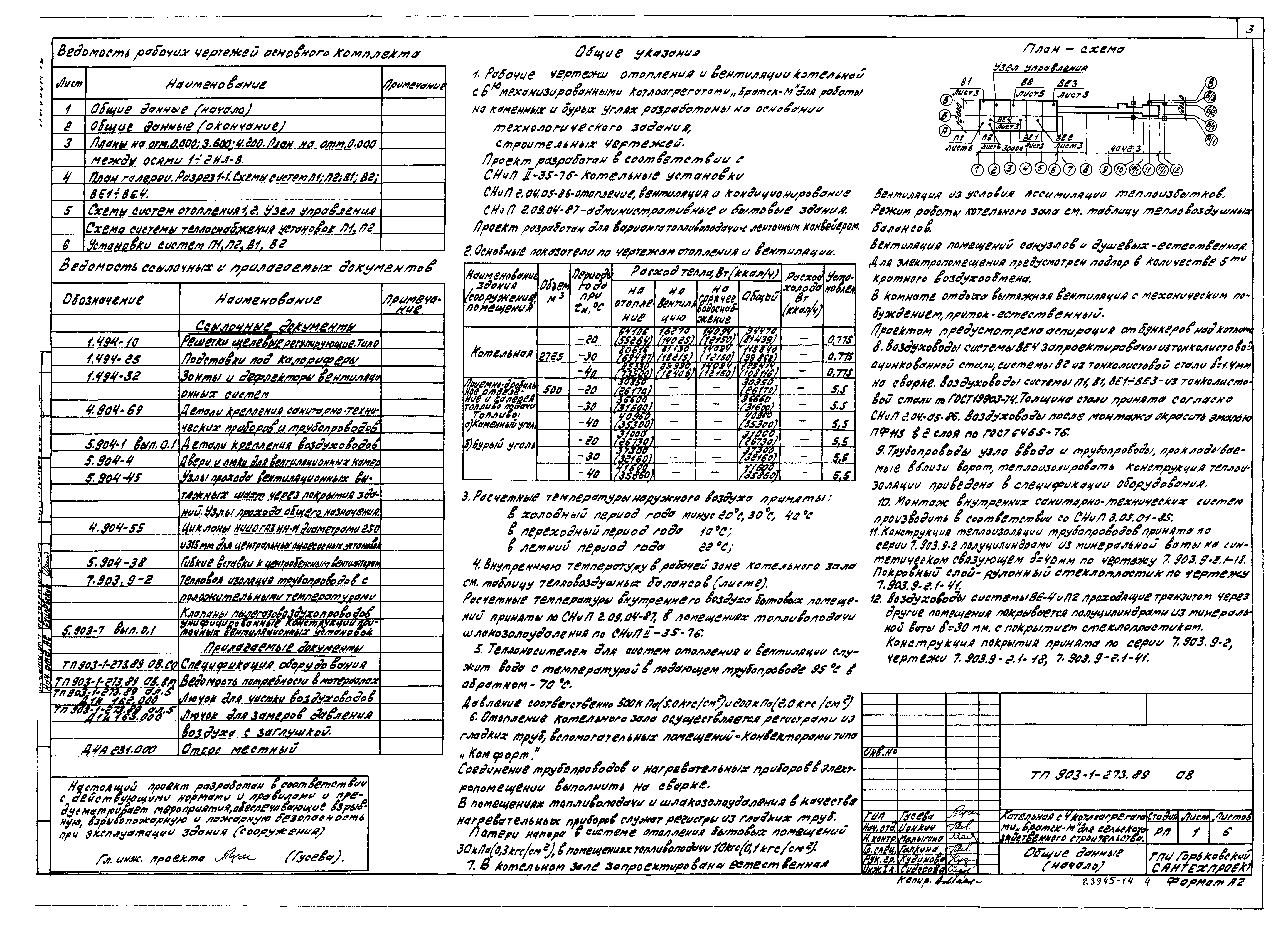 Типовой проект 903-1-273.89