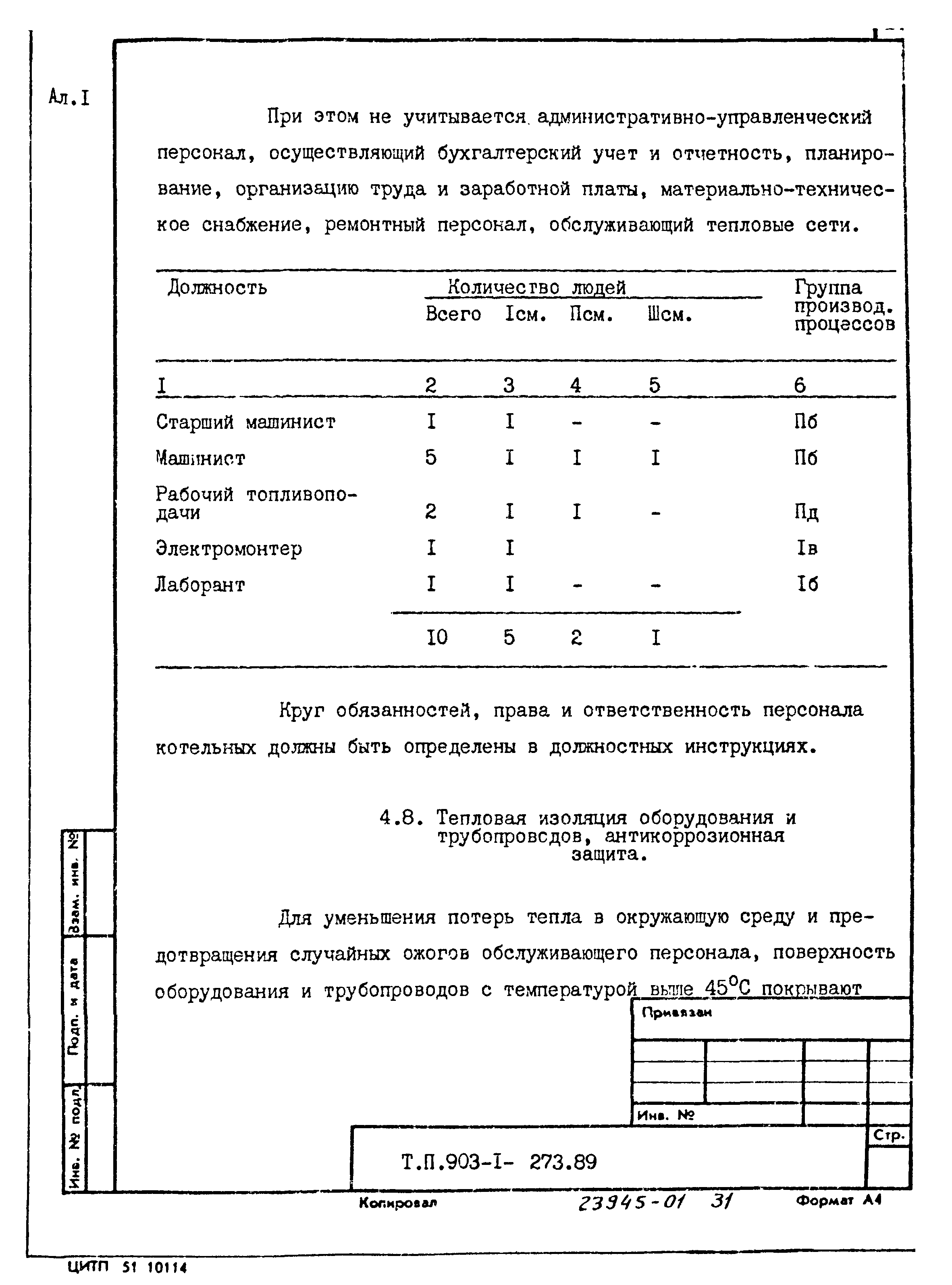 Типовой проект 903-1-273.89