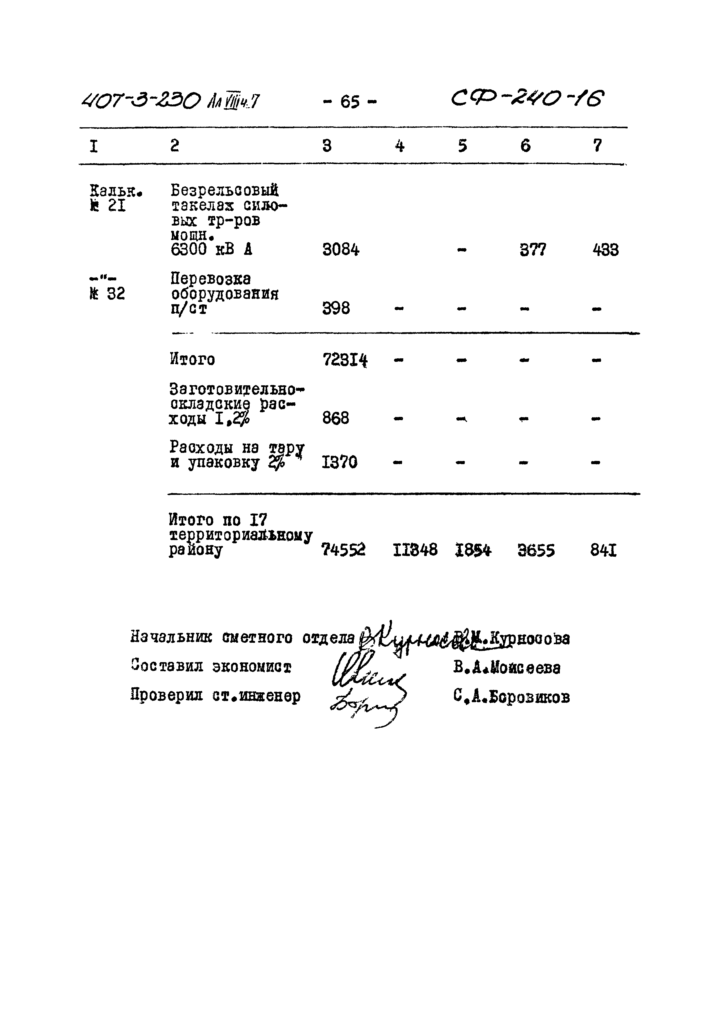 Типовой проект 407-3-230