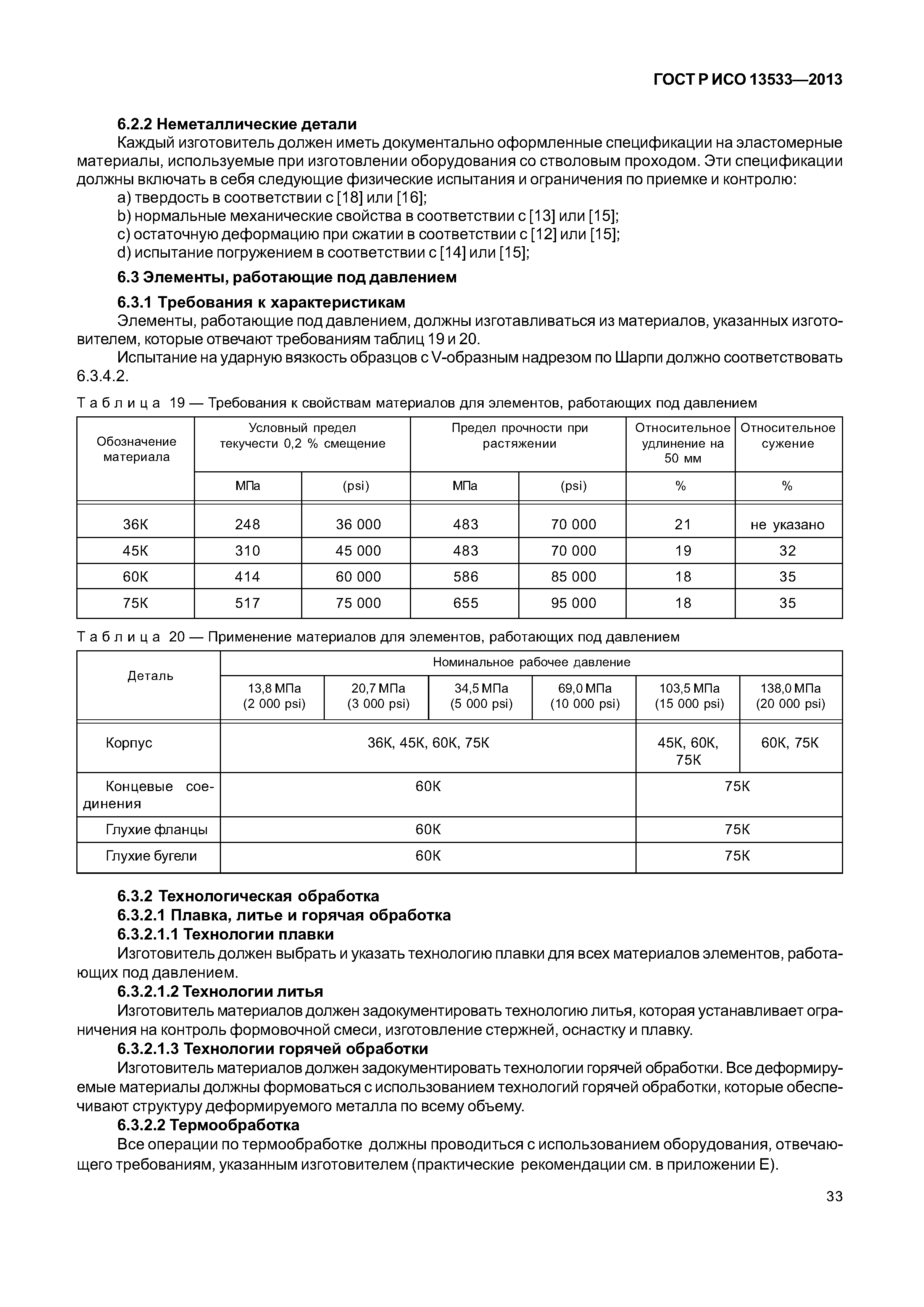 ГОСТ Р ИСО 13533-2013