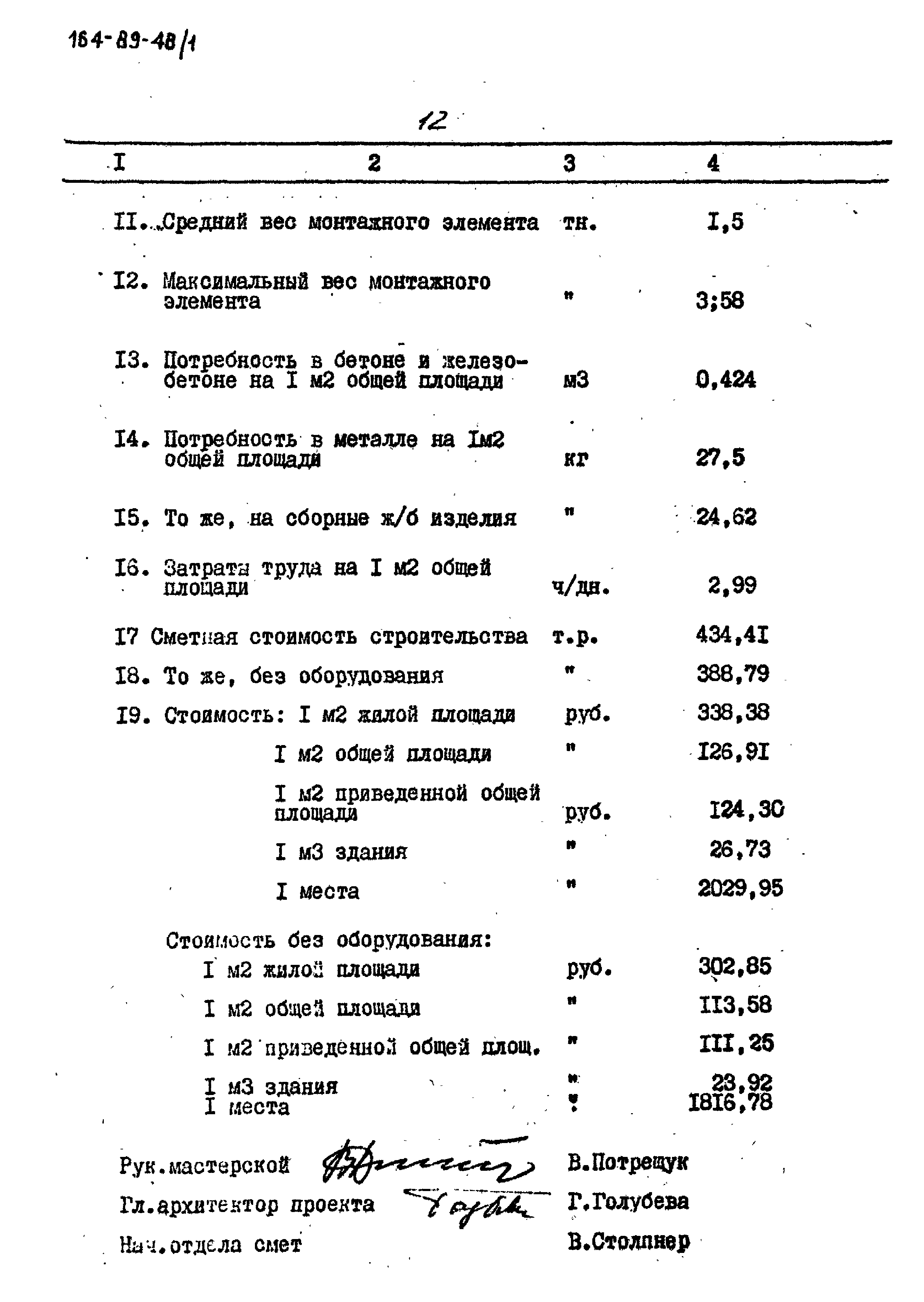 Типовой проект 164-89-48/1