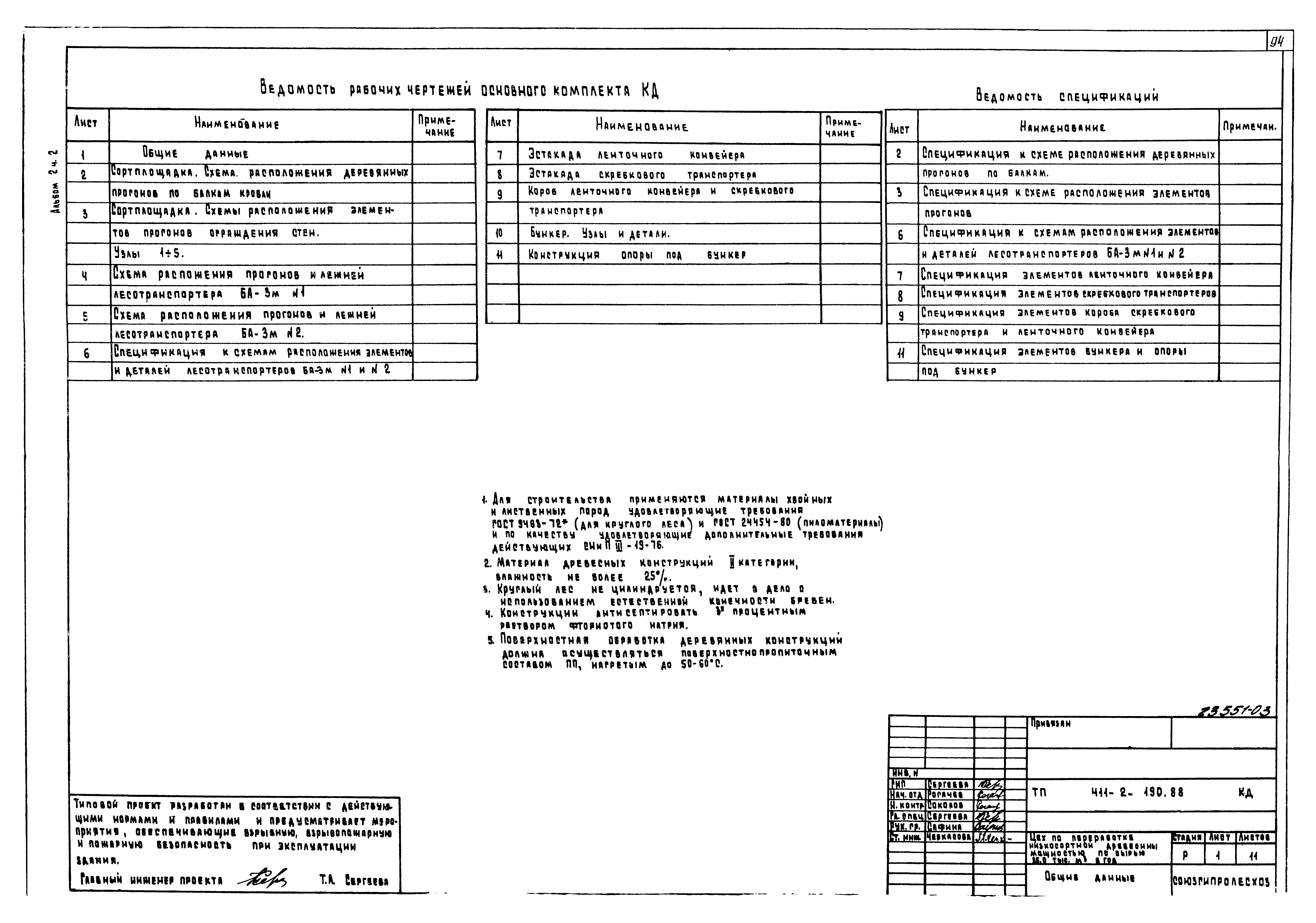 Типовой проект 411-2-190.88