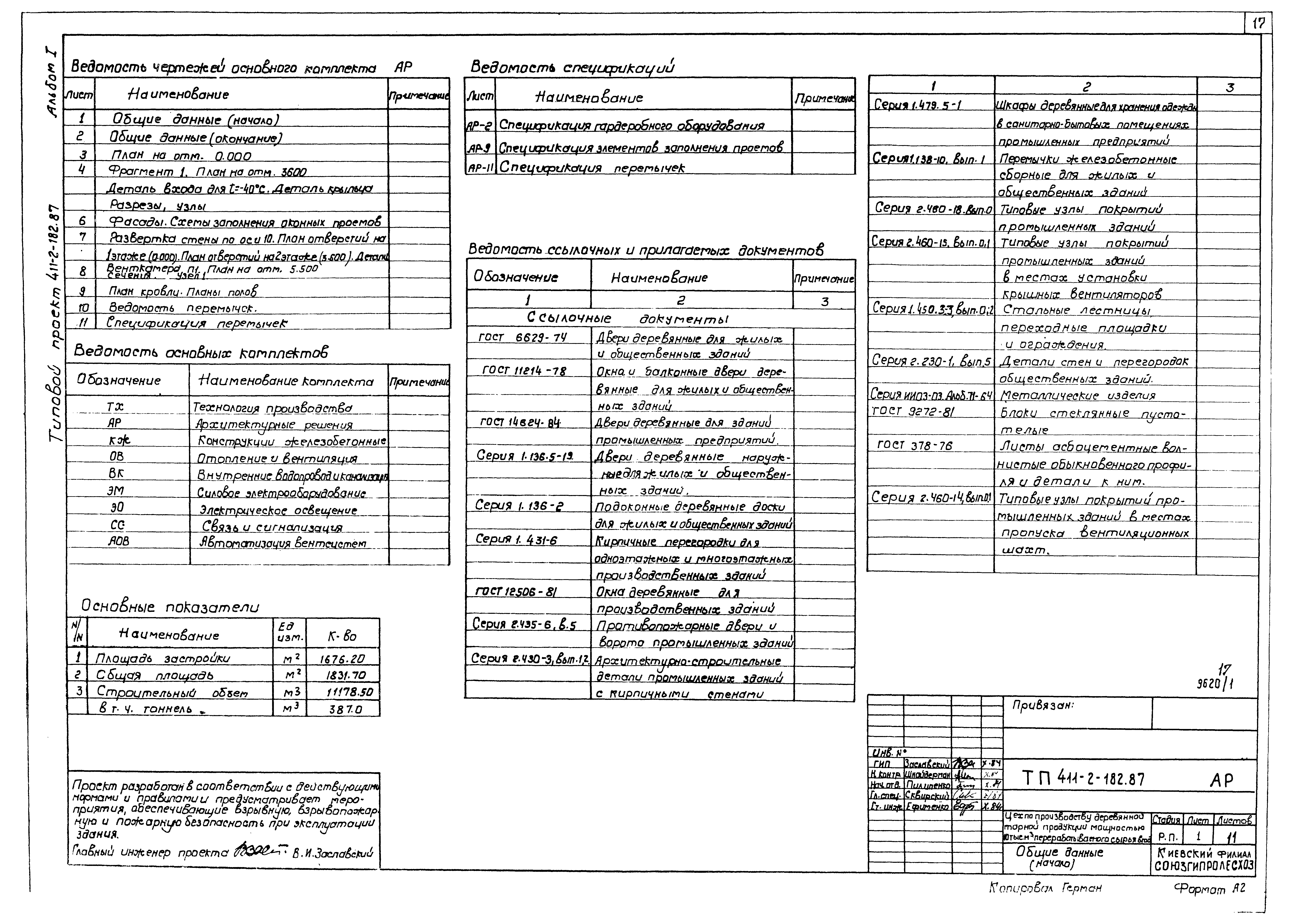 Типовой проект 411-2-182.87