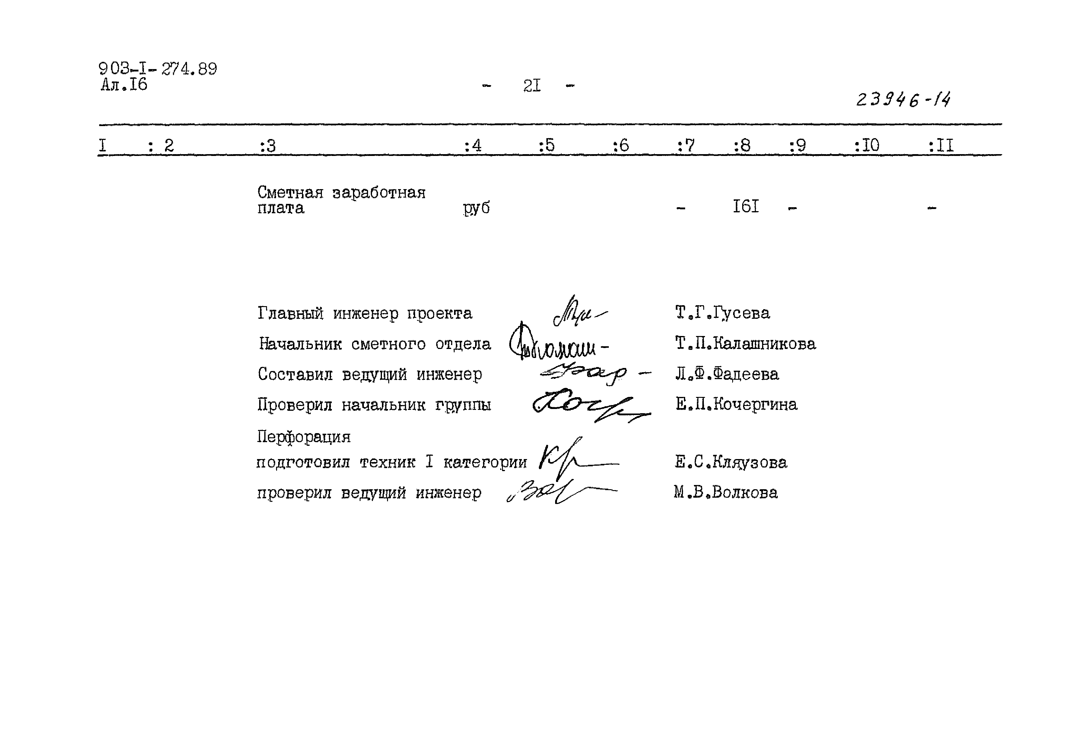 Типовой проект 903-1-274.89
