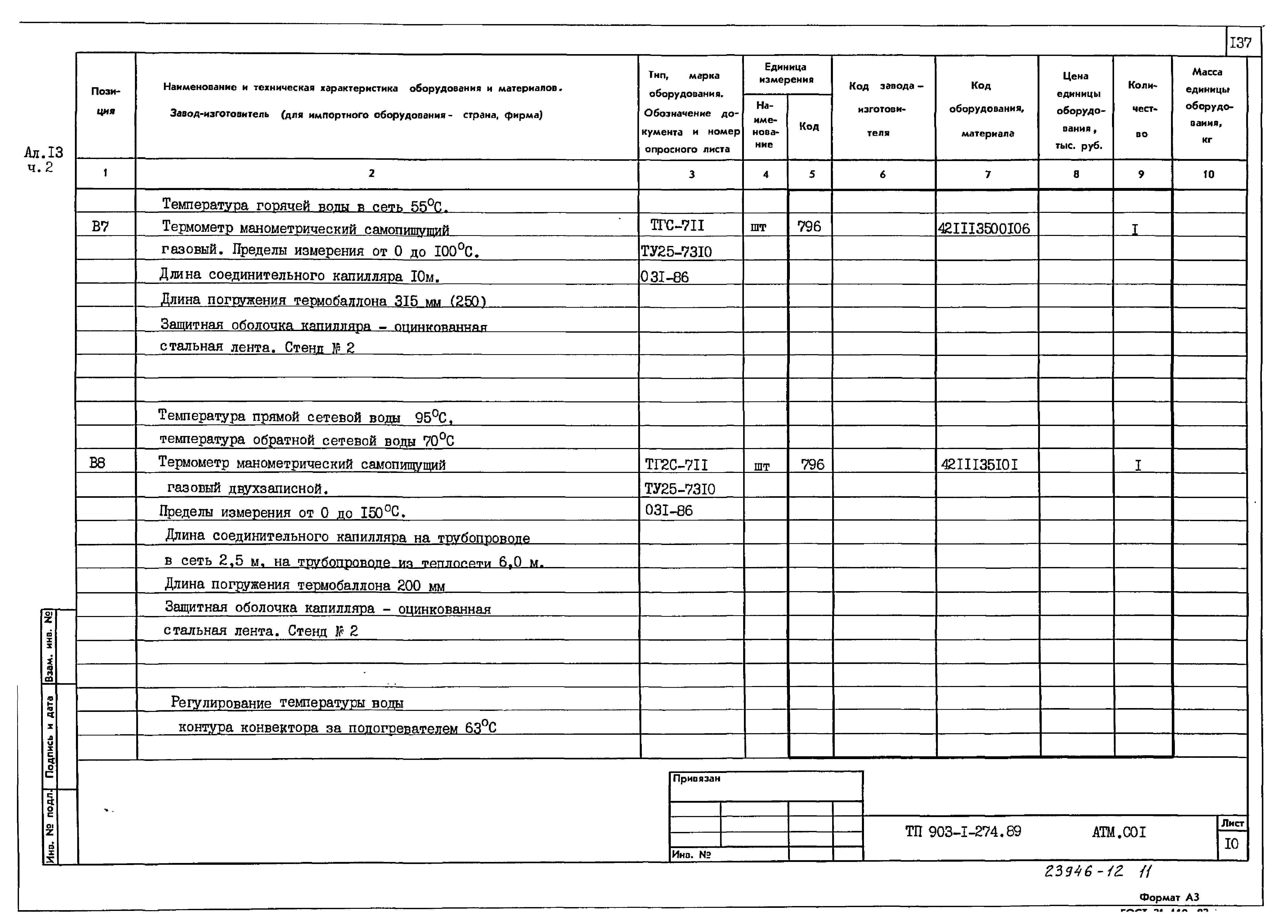 Типовой проект 903-1-274.89