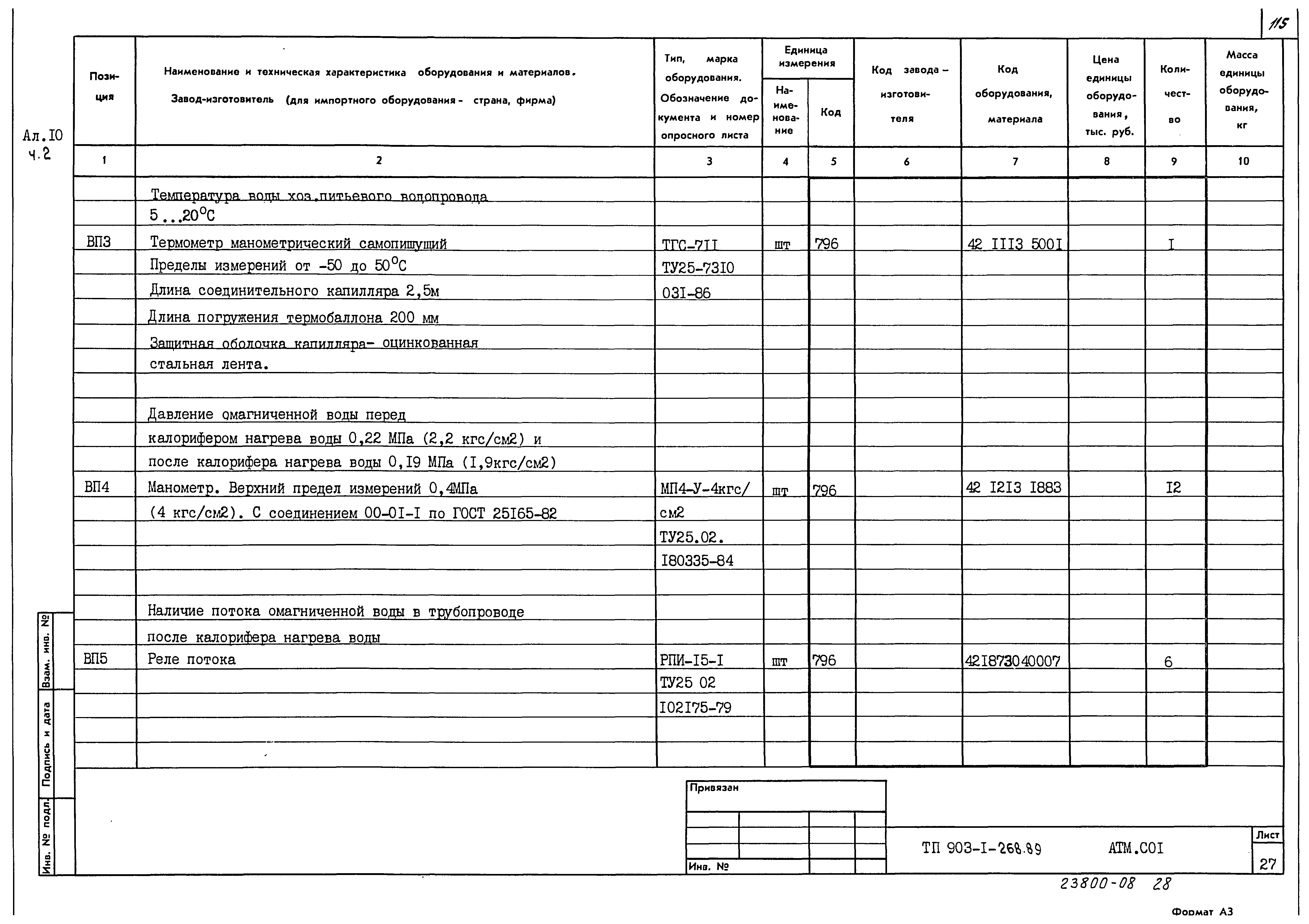 Типовой проект 903-1-268.89