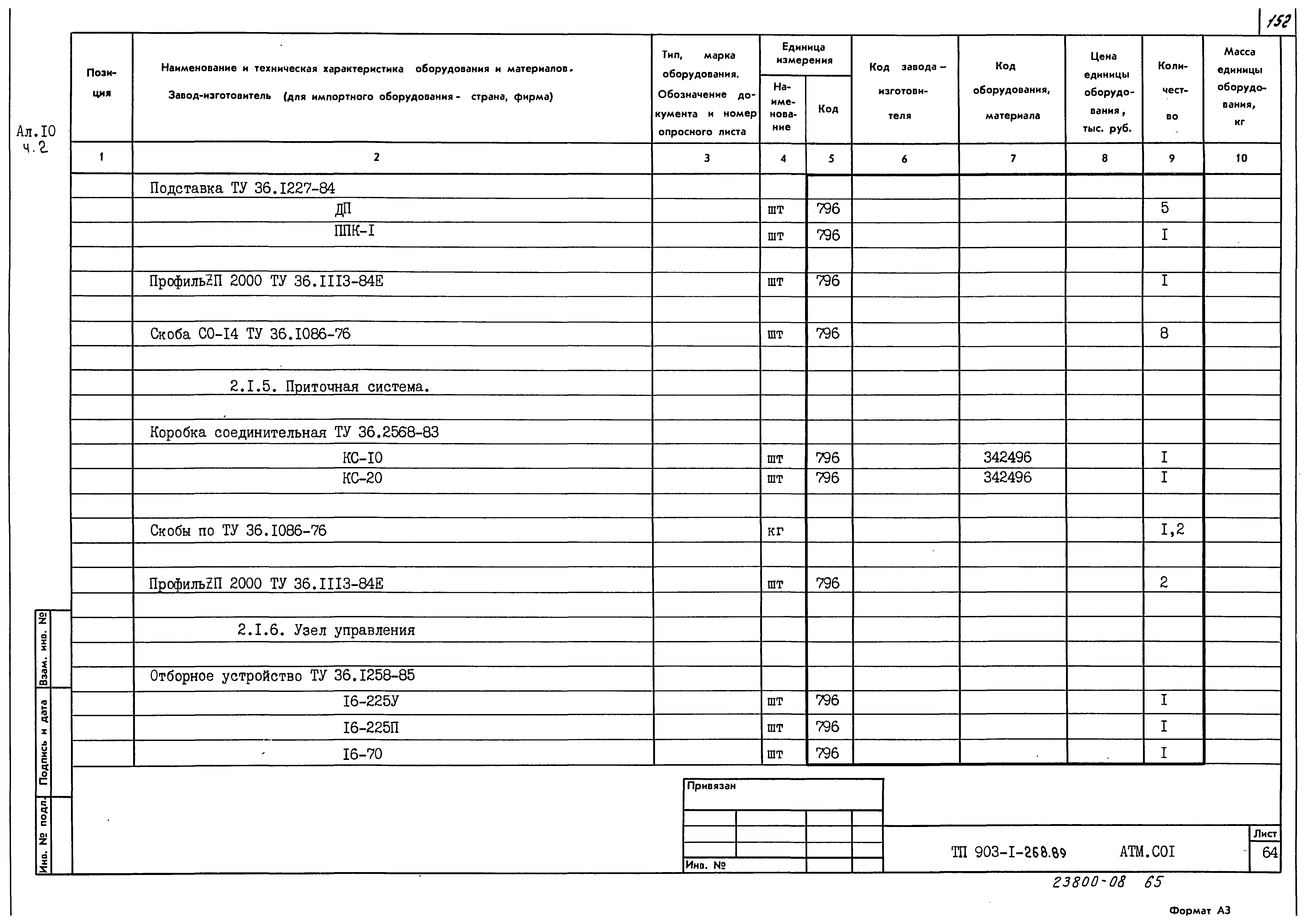 Типовой проект 903-1-268.89