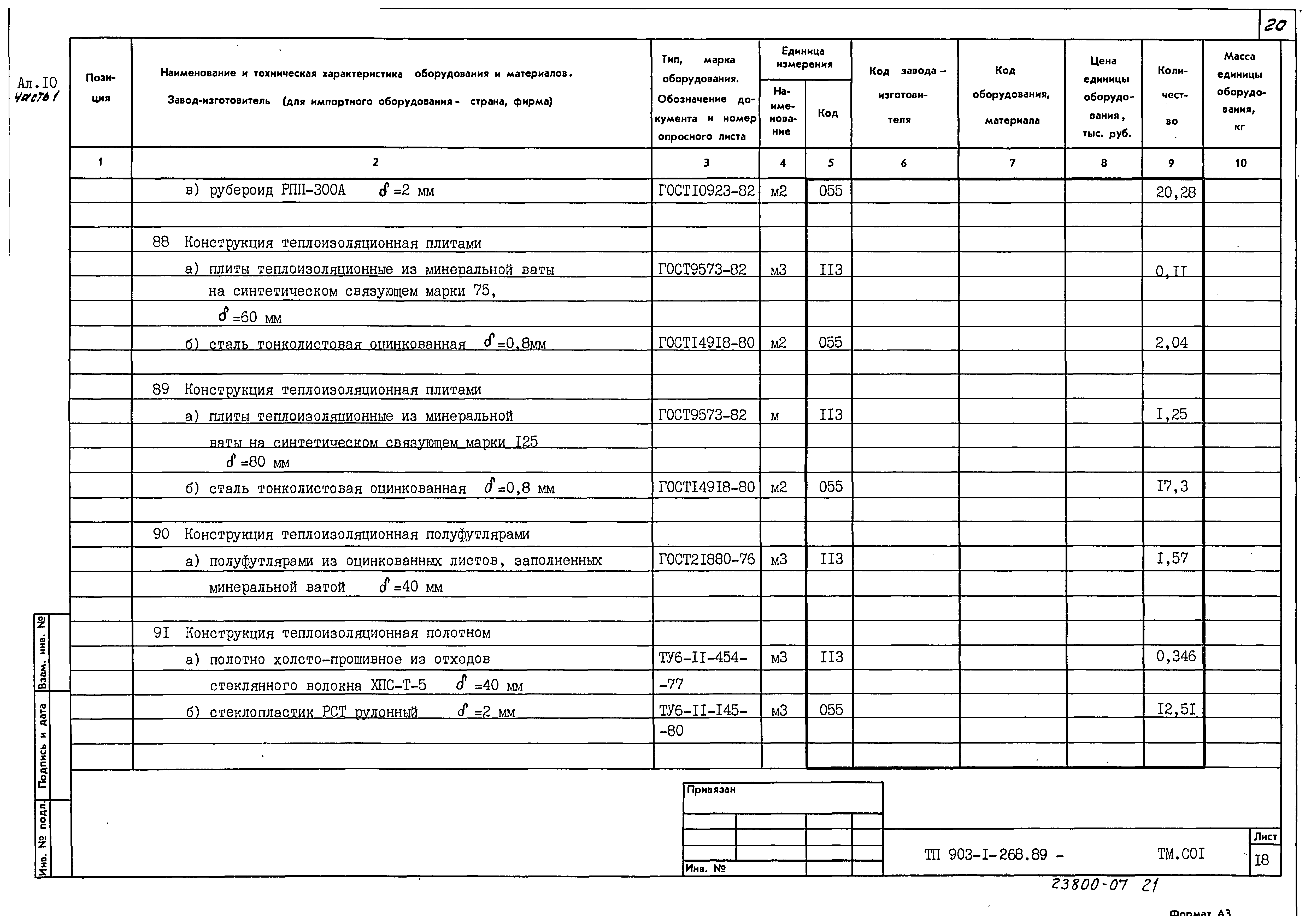Типовой проект 903-1-268.89