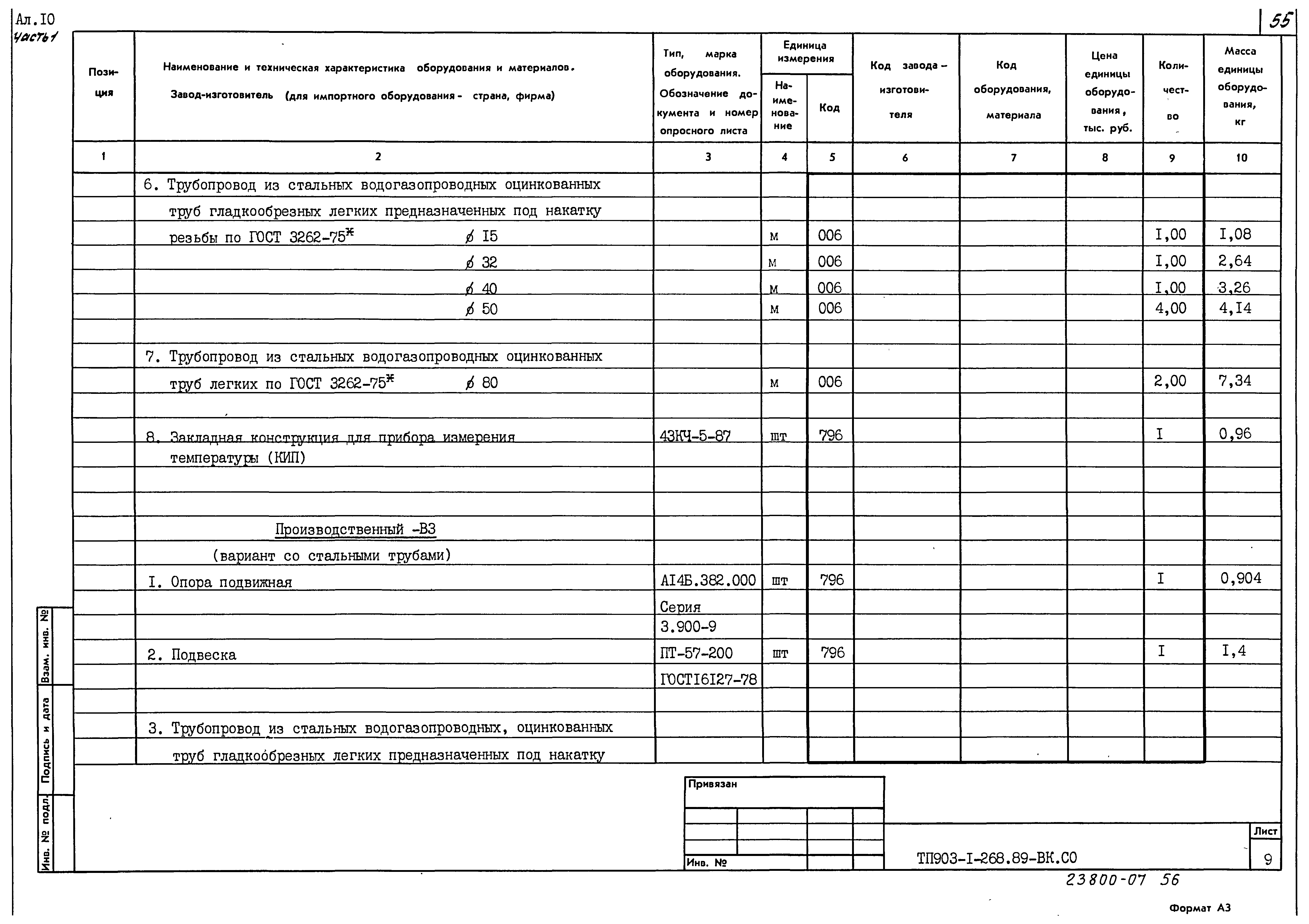 Типовой проект 903-1-268.89