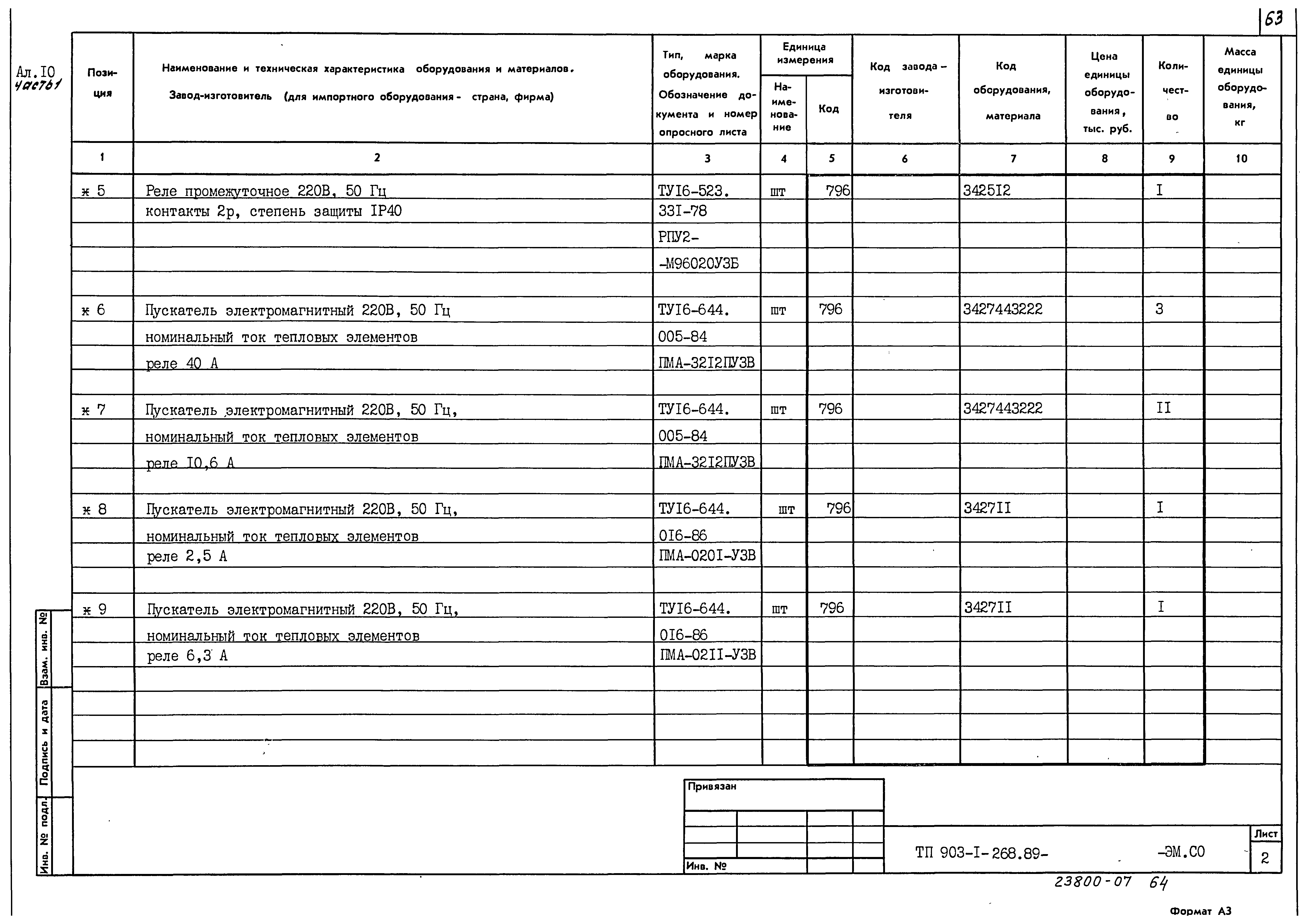 Типовой проект 903-1-268.89