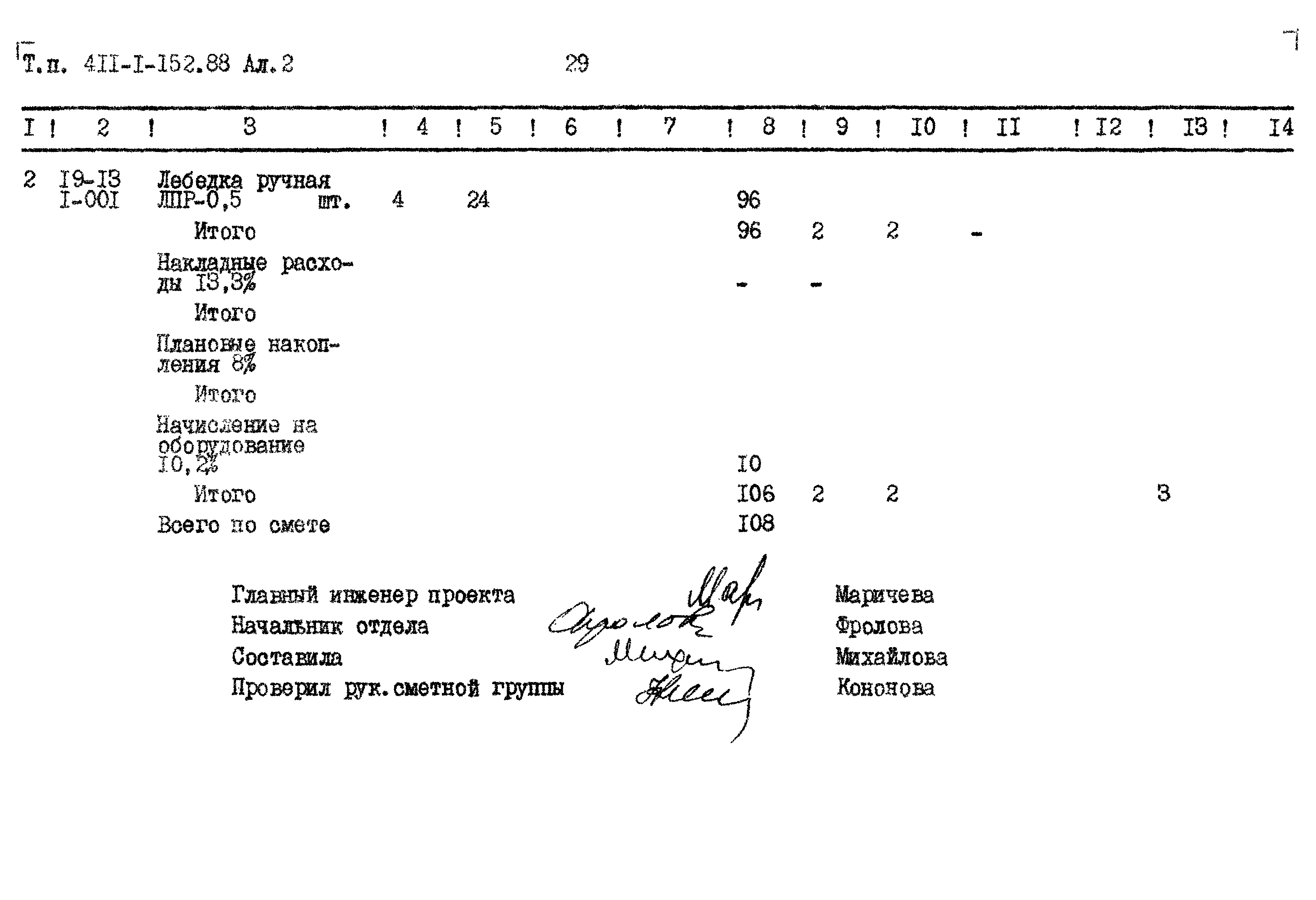 Типовой проект 411-1-152.88