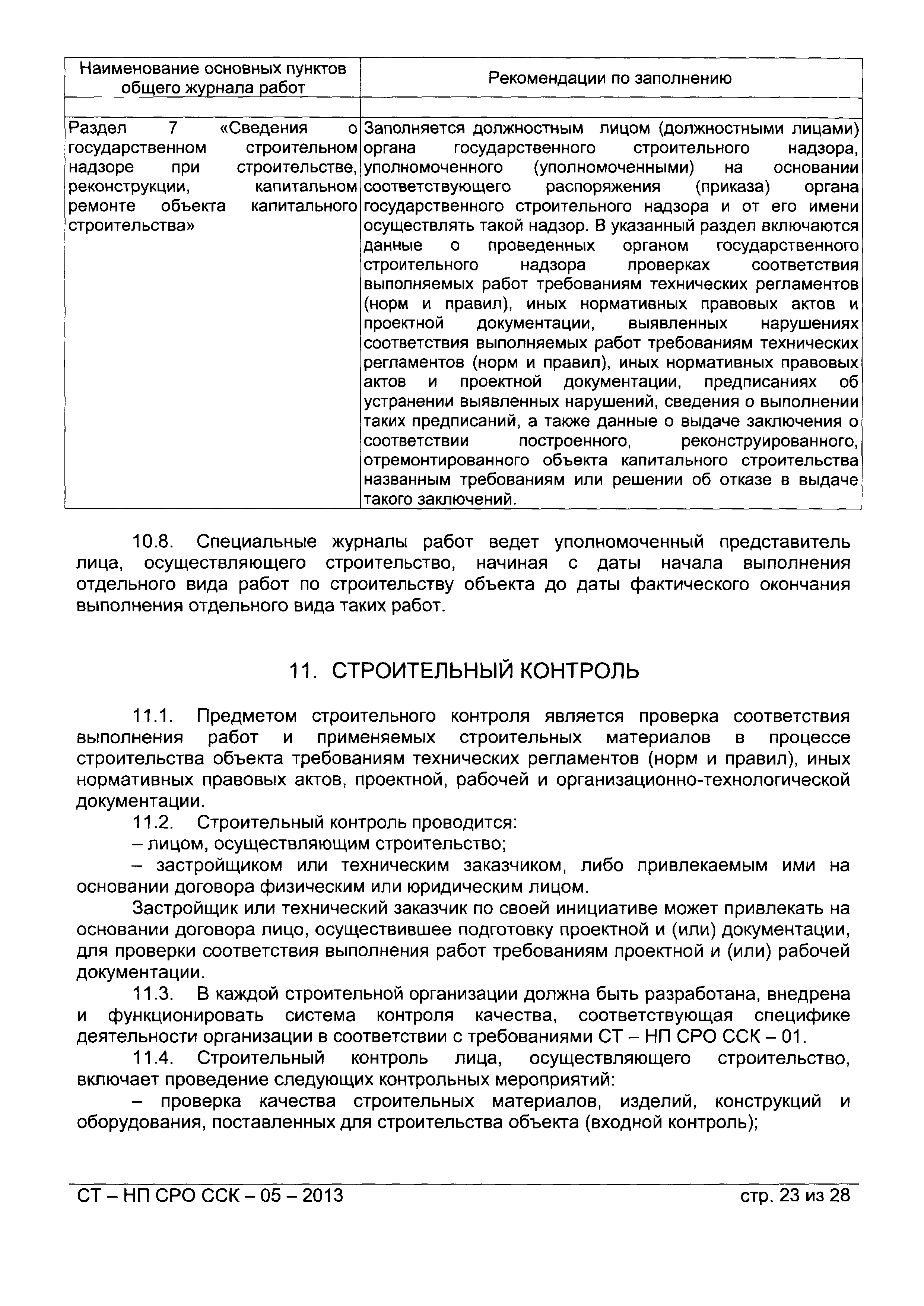 СТ-НП СРО ССК-05-2013