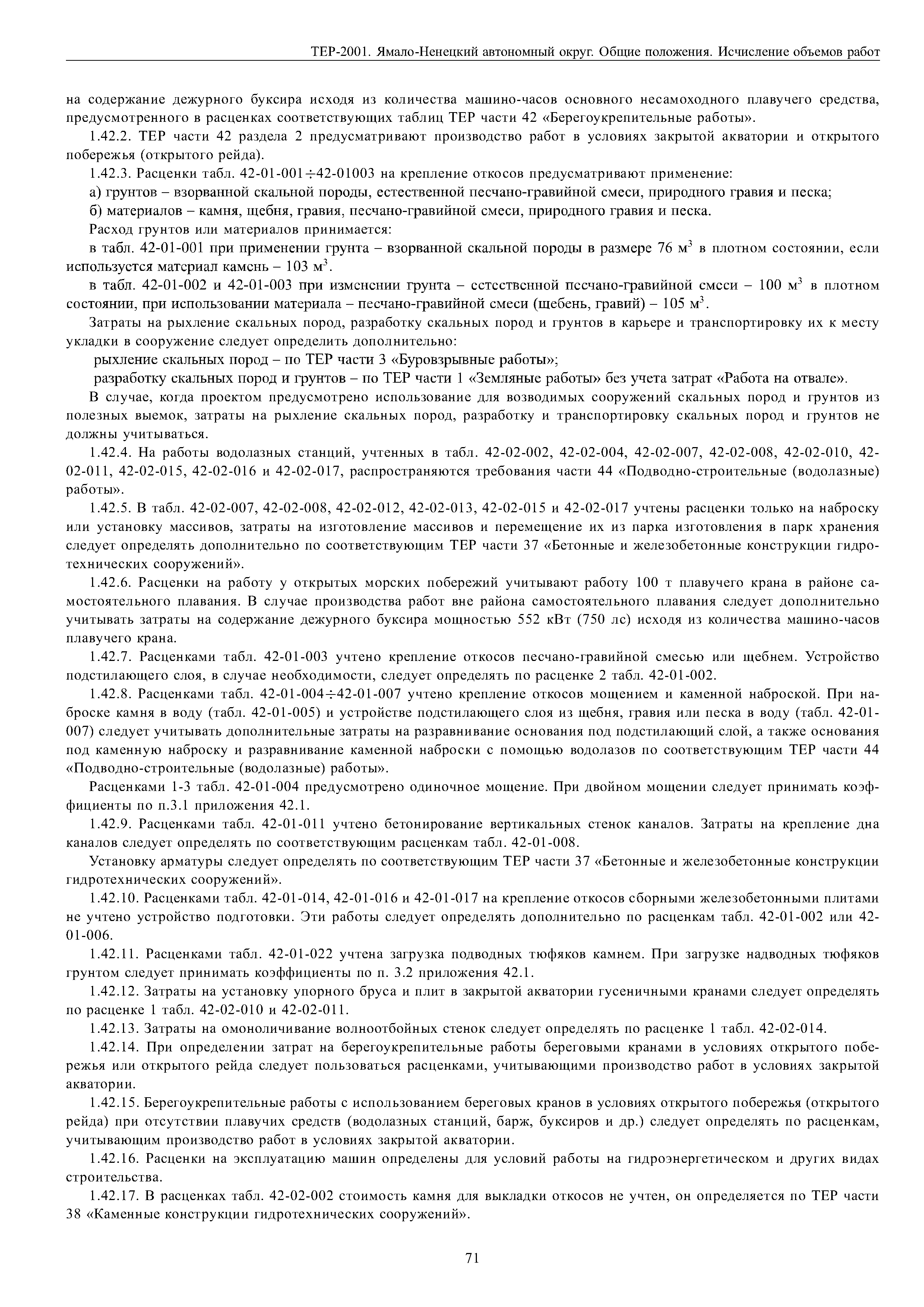 ТЕР Ямало-Ненецкий автономный округ 81-02-ОП-2001