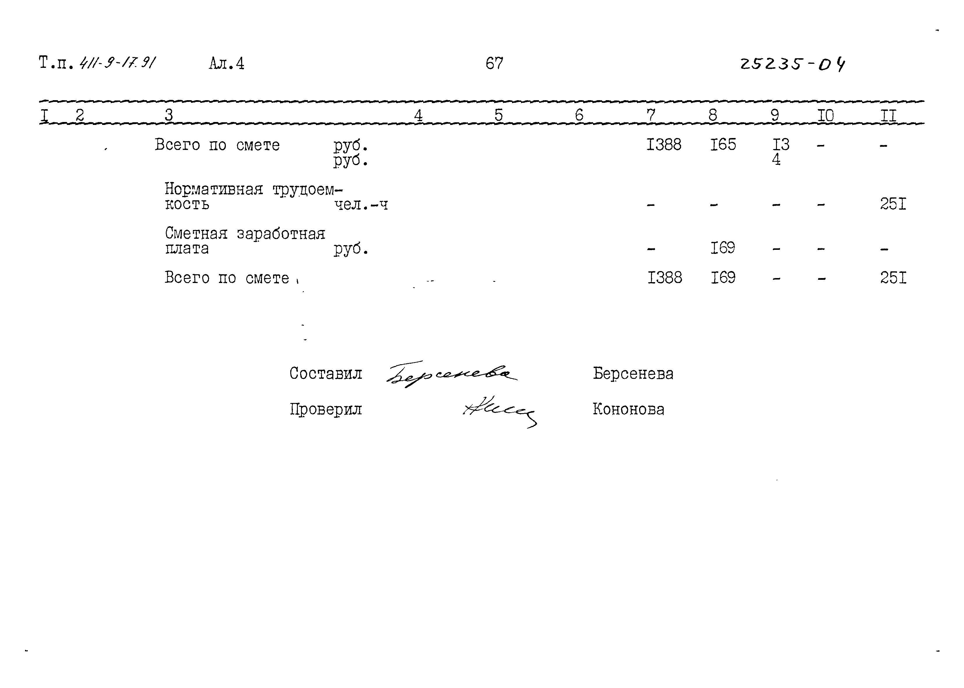Типовой проект 411-9-17.91