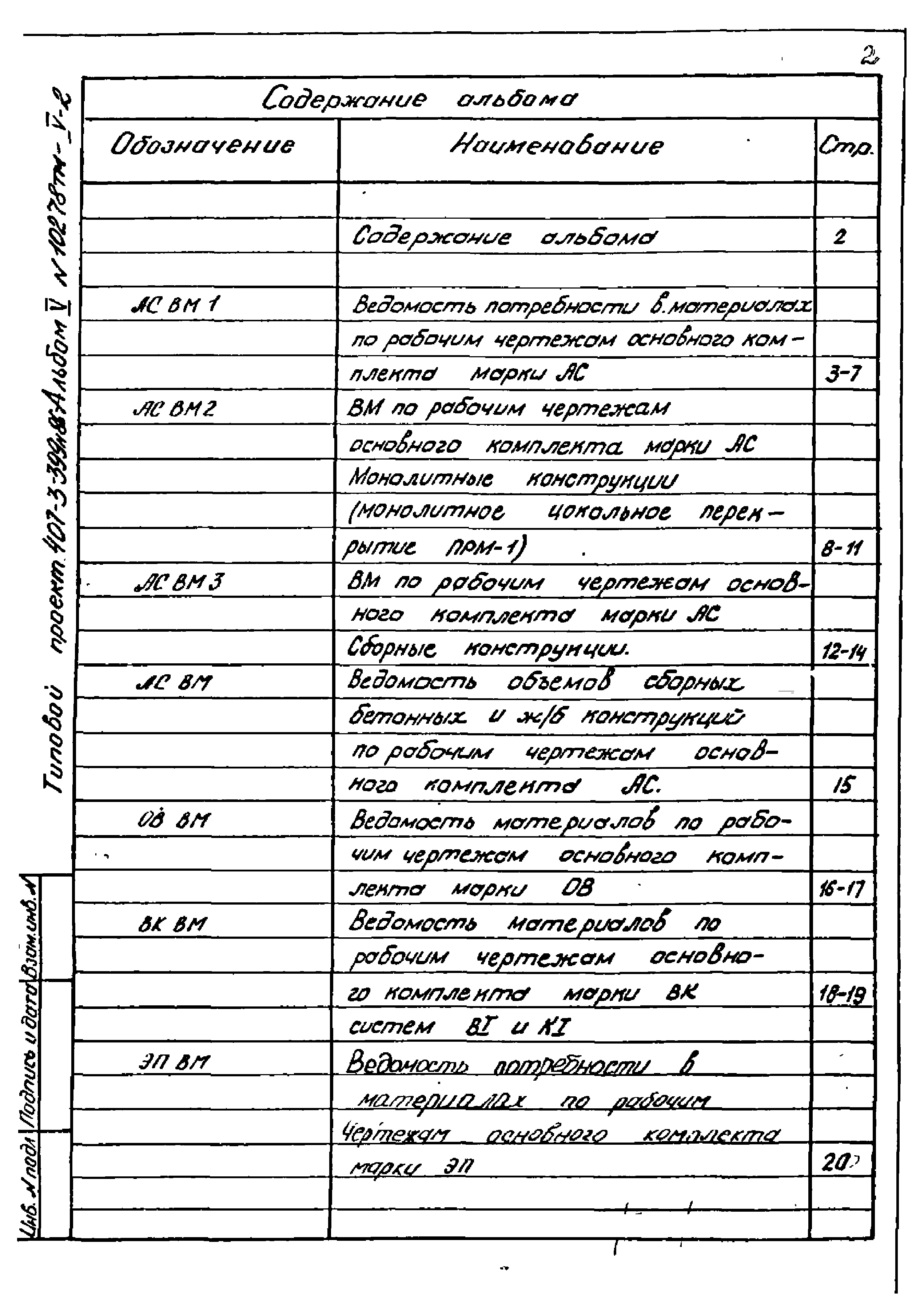 Типовой проект 407-3-399м.86