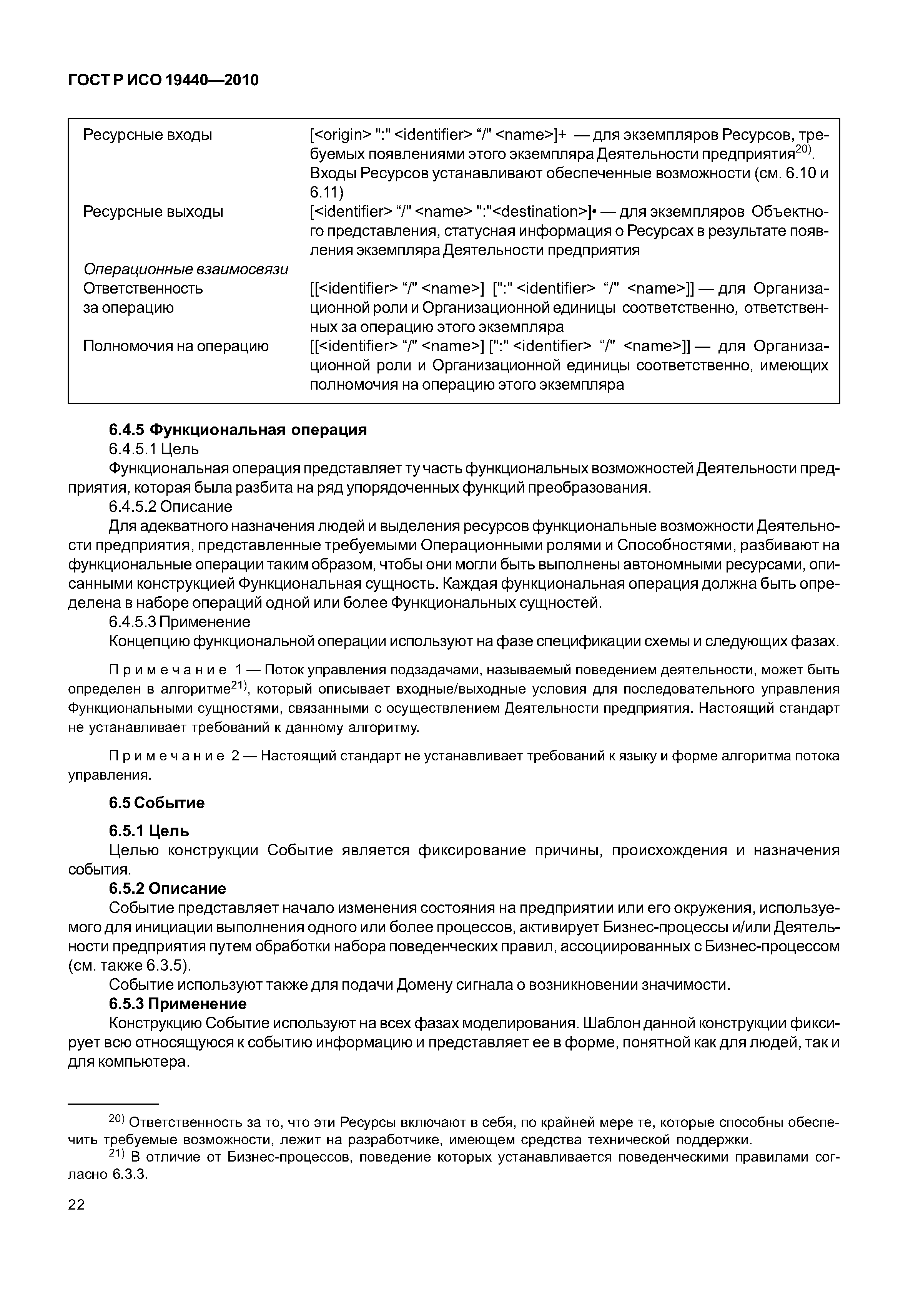 ГОСТ Р ИСО 19440-2010