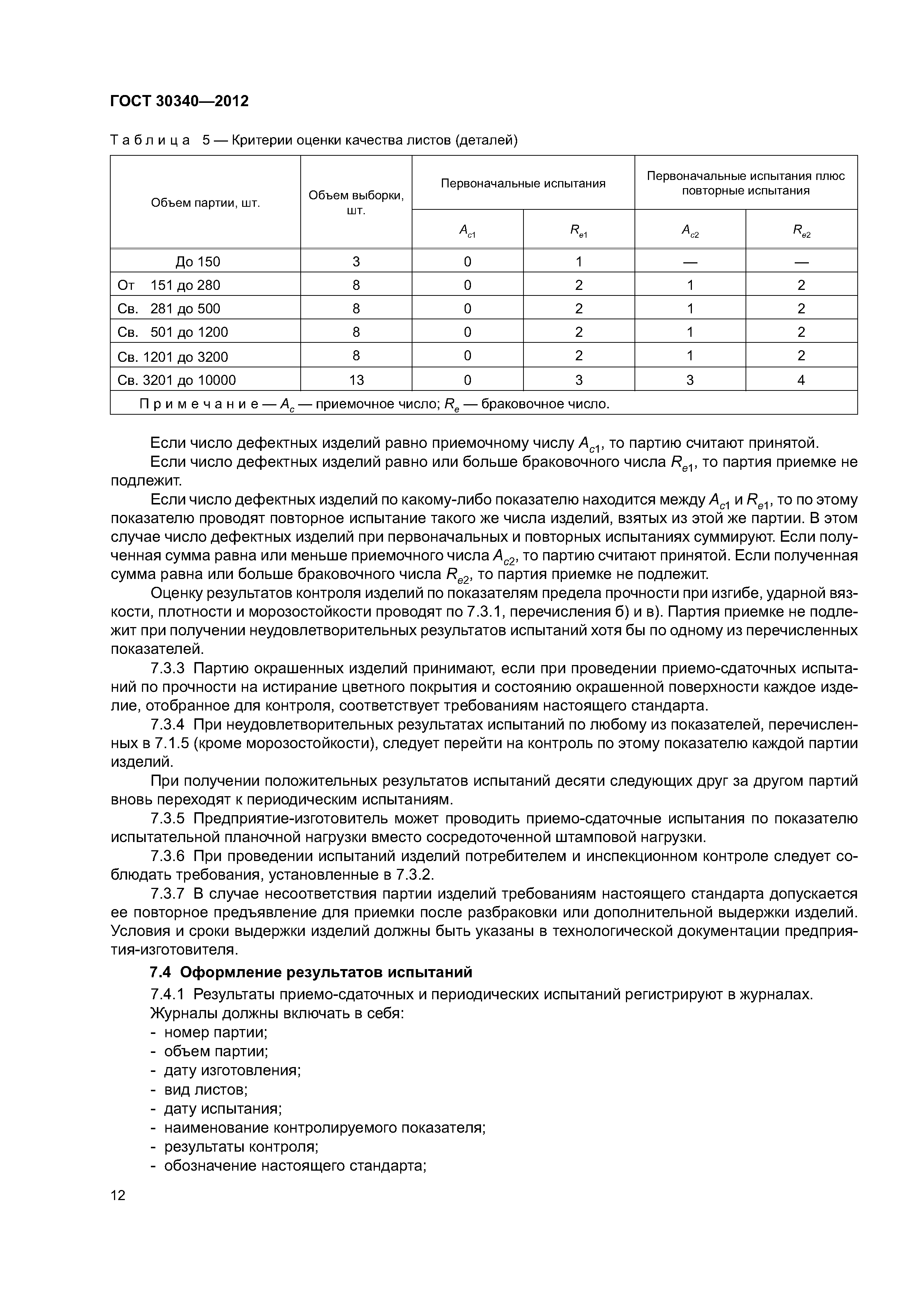 ГОСТ 30340-2012