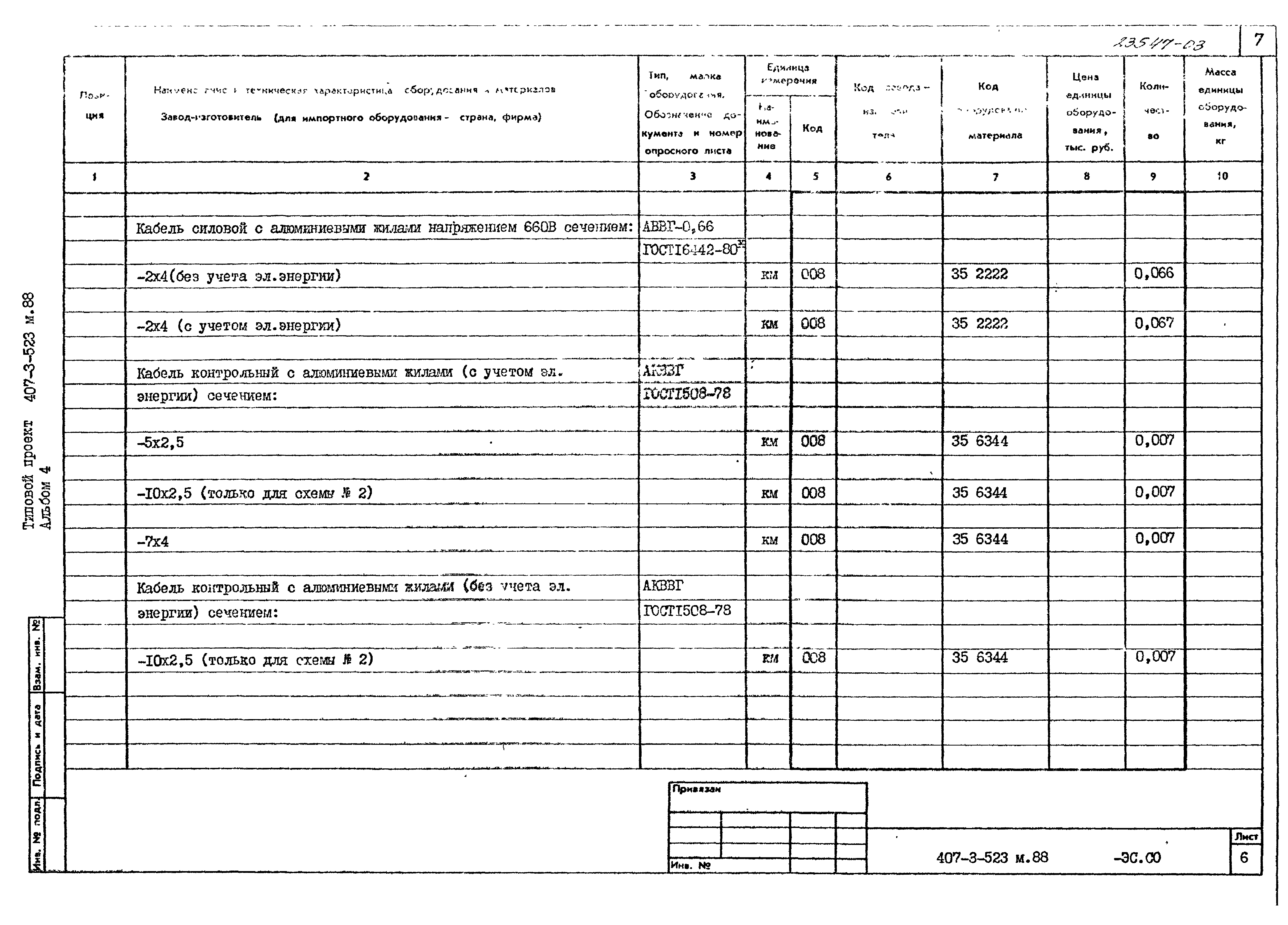 Типовой проект 407-3-523м.88