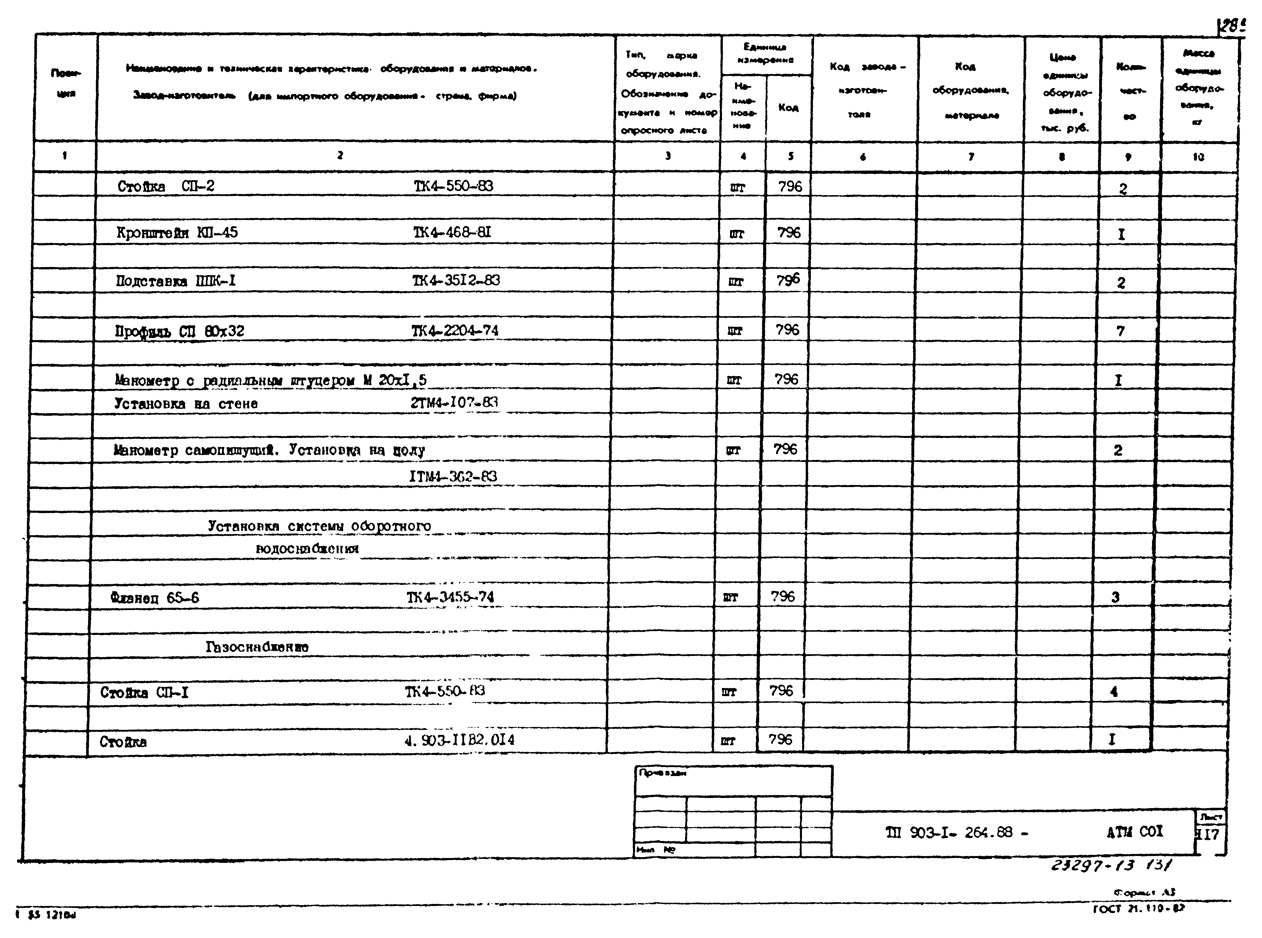 Типовой проект 903-1-264.88